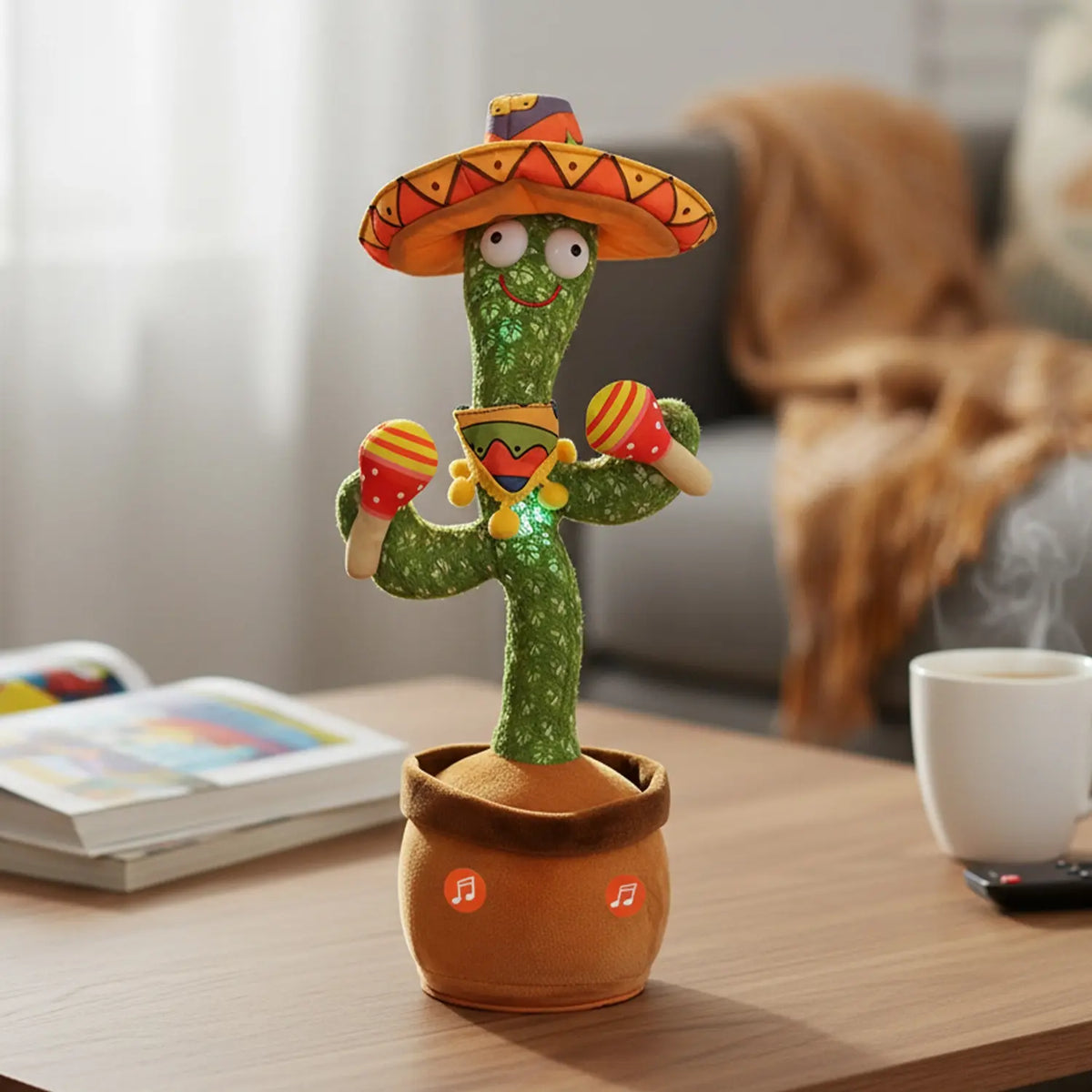 Peluche cactus Dansant Électronique avec chanson 32cm-Vert - Animal en Peluche cactus Dansant Électronique avec chanson 32cm-Vert - Animal en