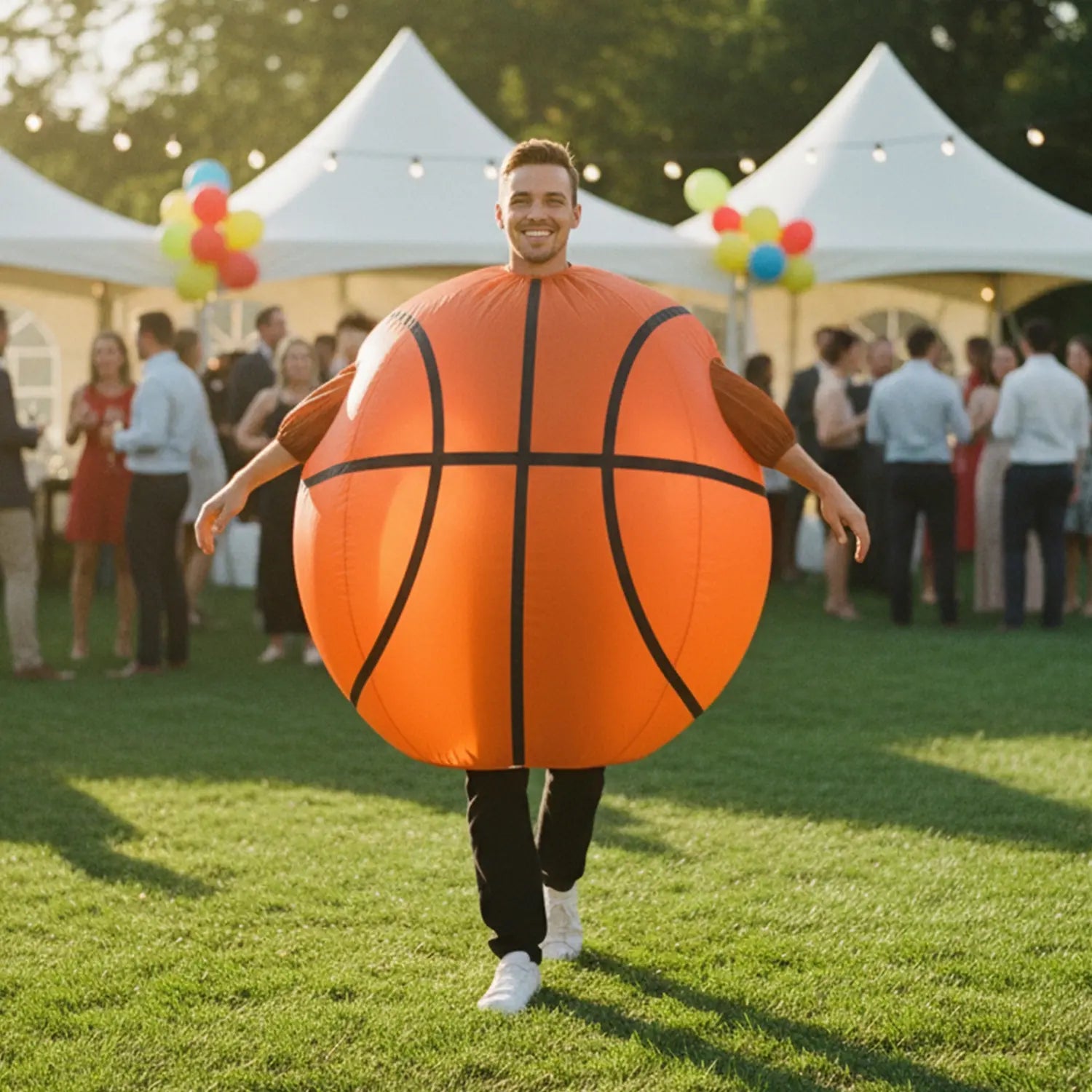 Costume Gonflable Adulte – Ballon de Basket