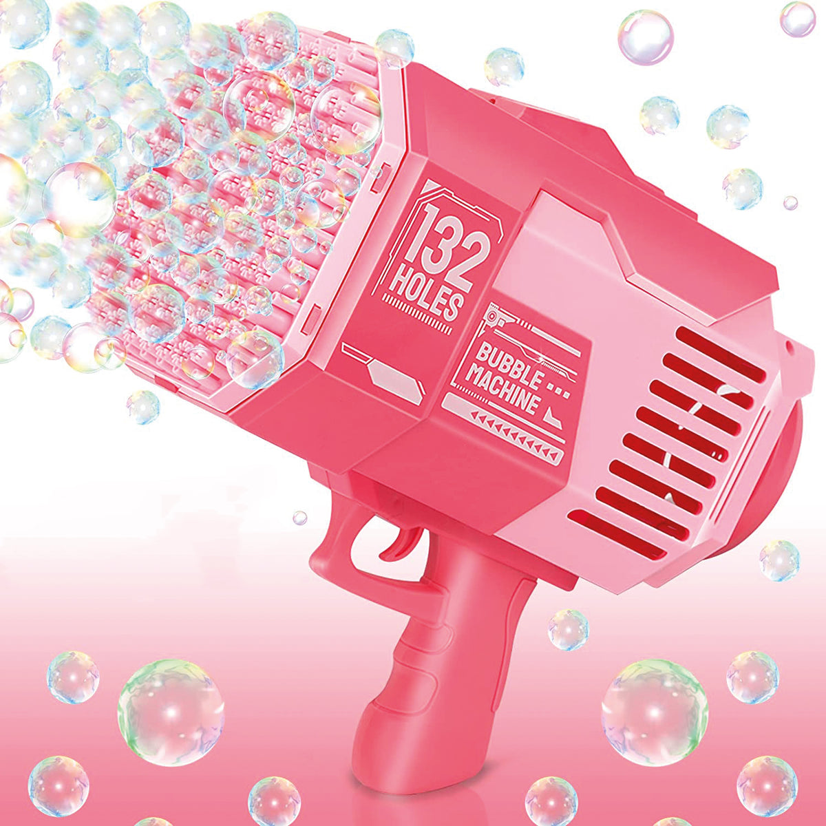 Pistolet à Bulles Bonbons Offert Pistolet à Bulles 40 Trous – Bazooka Enfant – Machine à Bulles – Bonbon Offerte