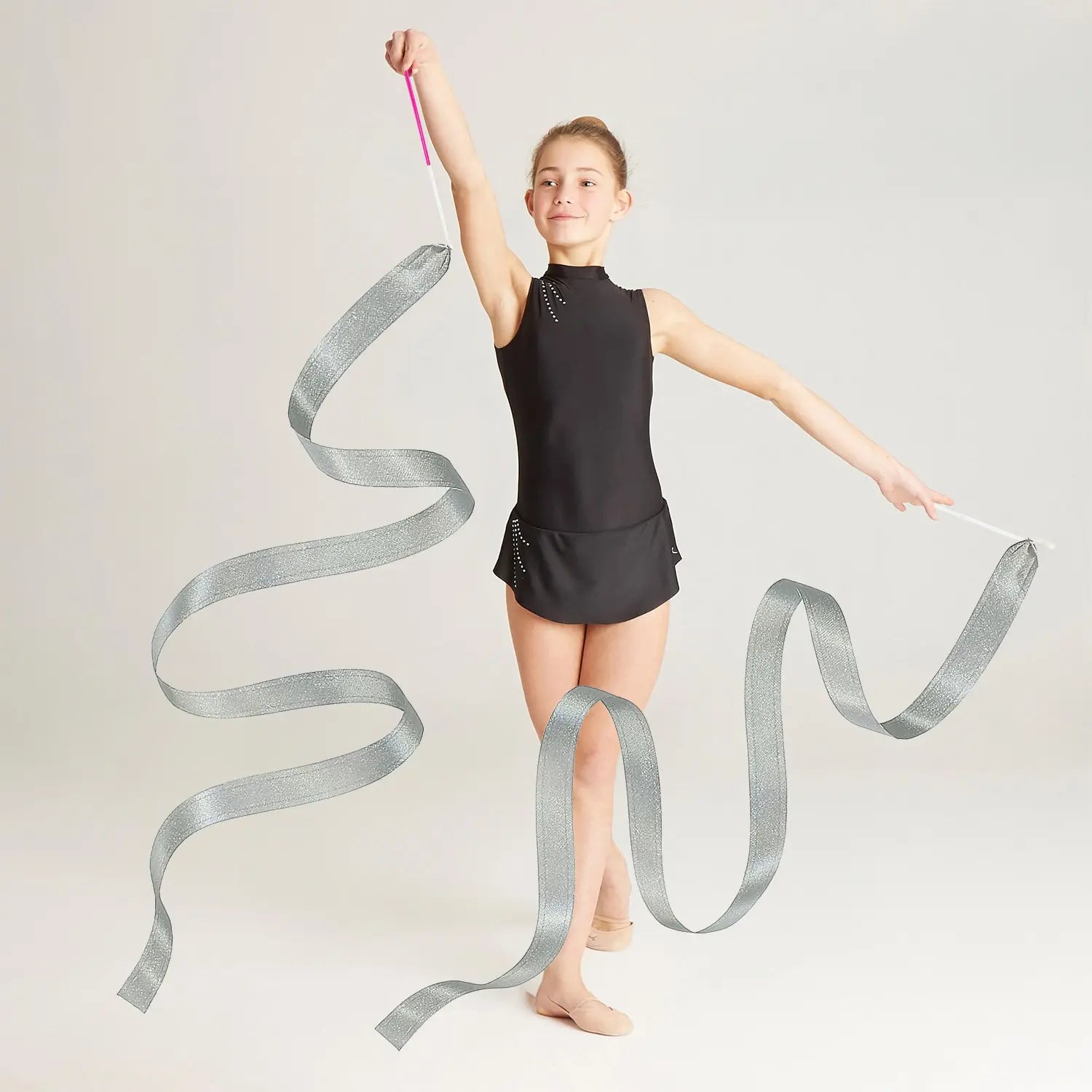 2 Rubans de Gymnastique & Danse – Argentés
