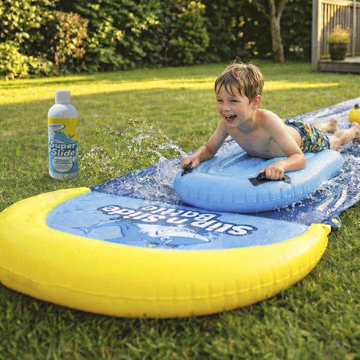 Ventriglisse Battle 10 mètres + 2 Bodyboards + Savon Naturel 1 litre – Pack Complet