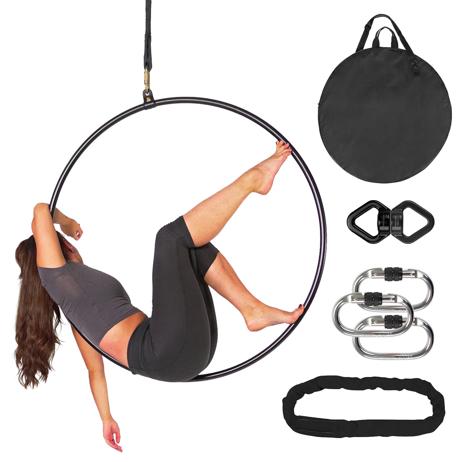 Aero Hoop 80 cm – Aerial Yoga Set