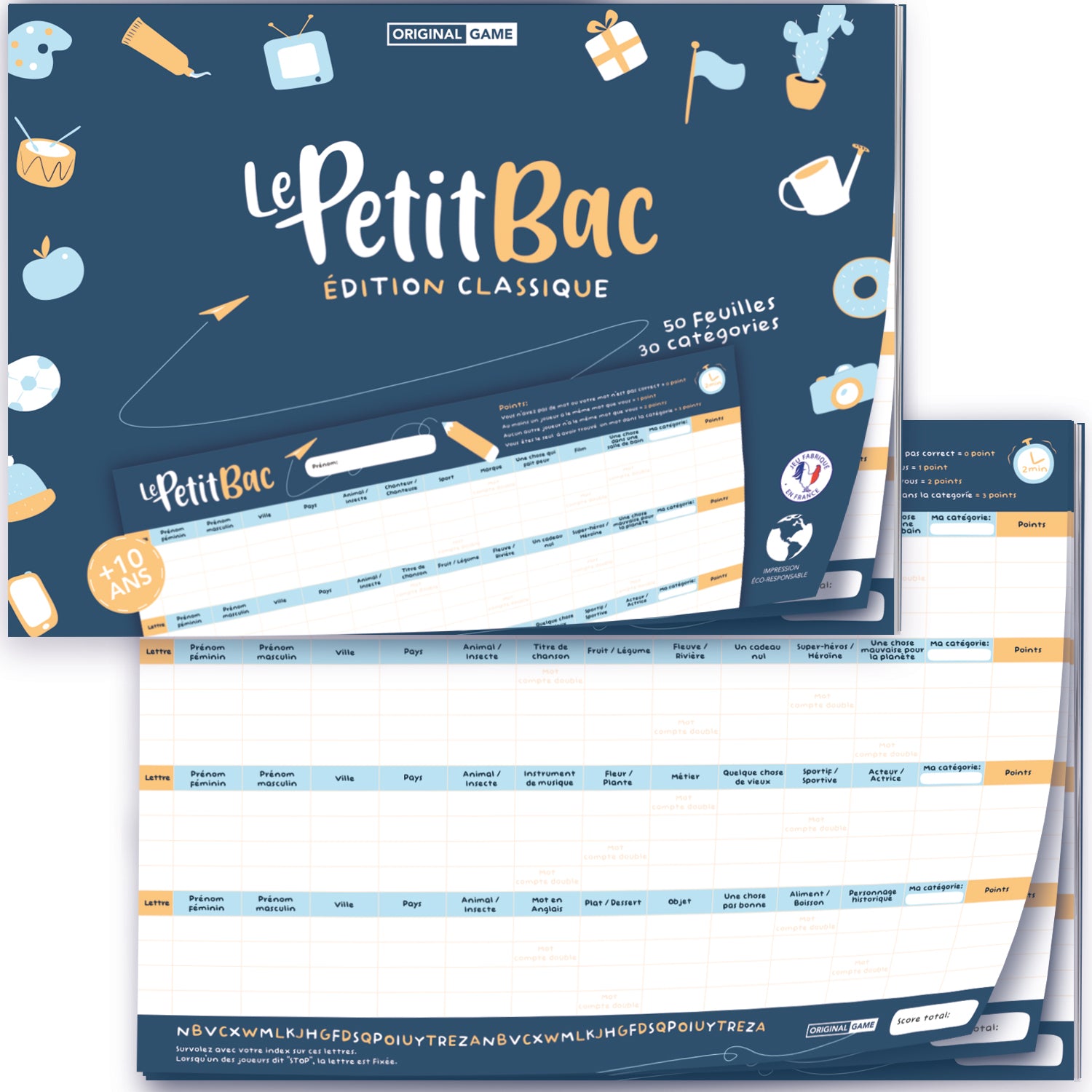 Jeu de société – Le Petit Bac