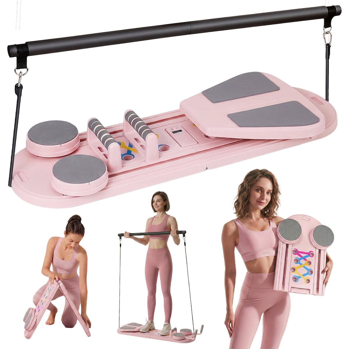 Planche Pilates Reformer Pro Saha® – Rose