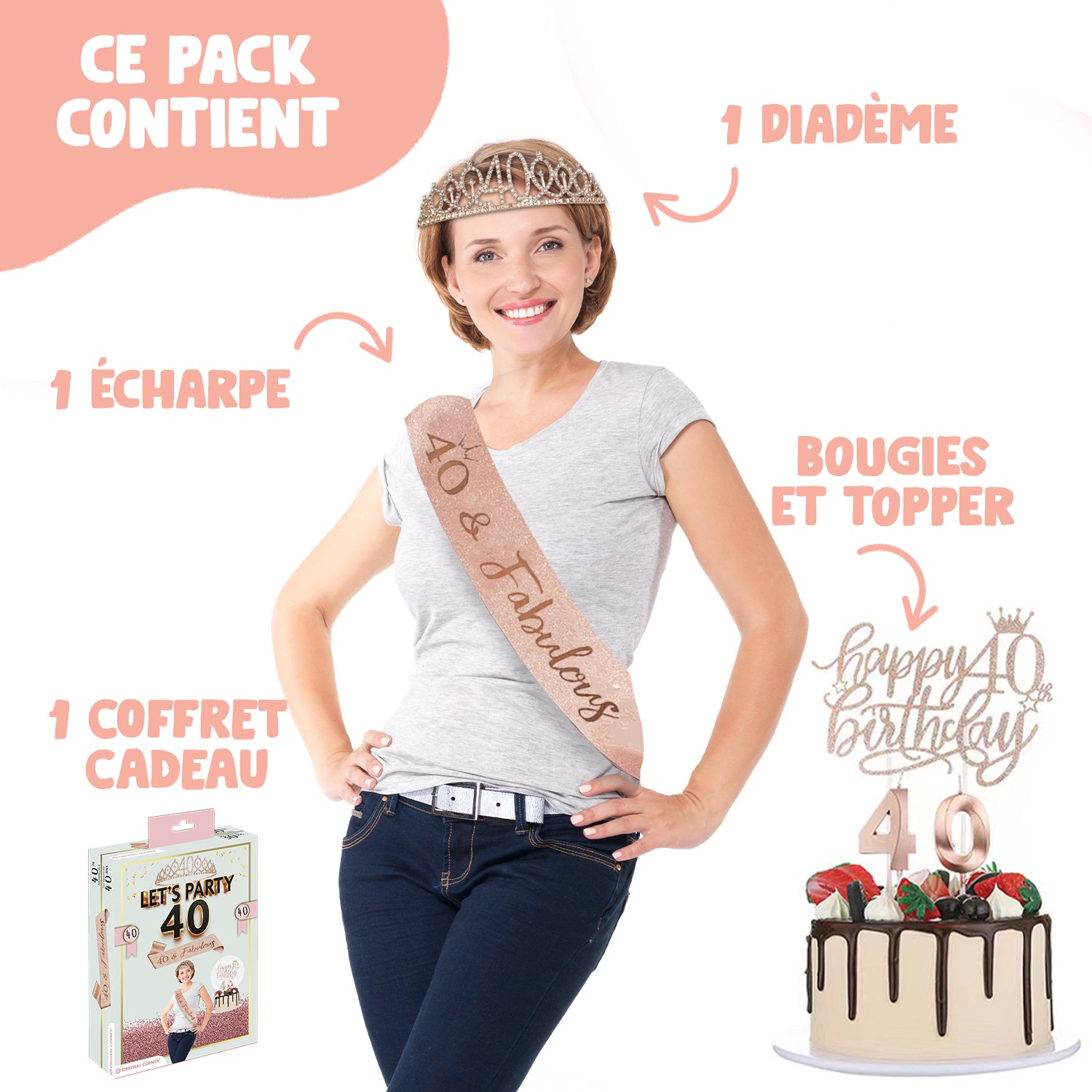 Pack Anniversaire 40 ans