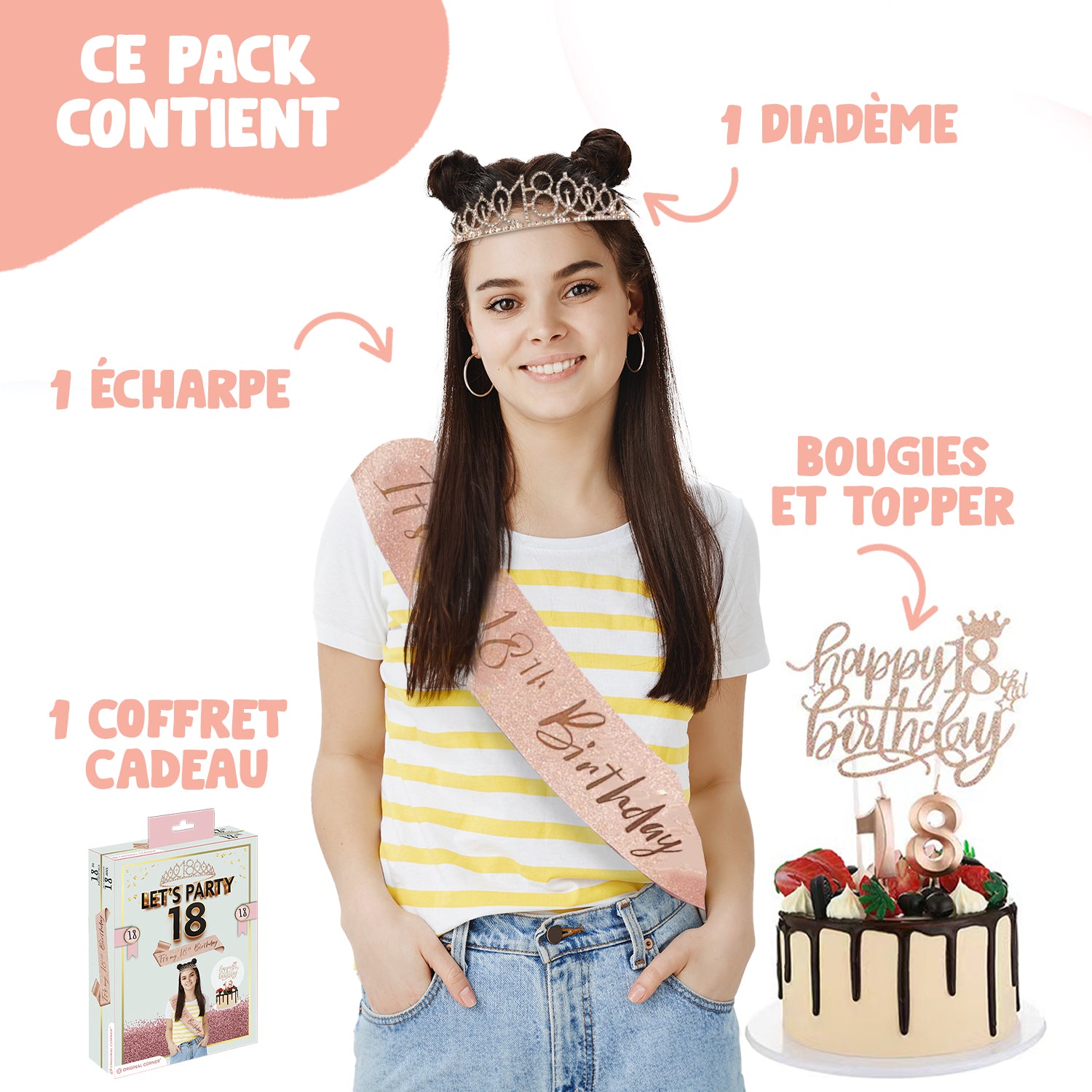 Pack Anniversaire 18 ans