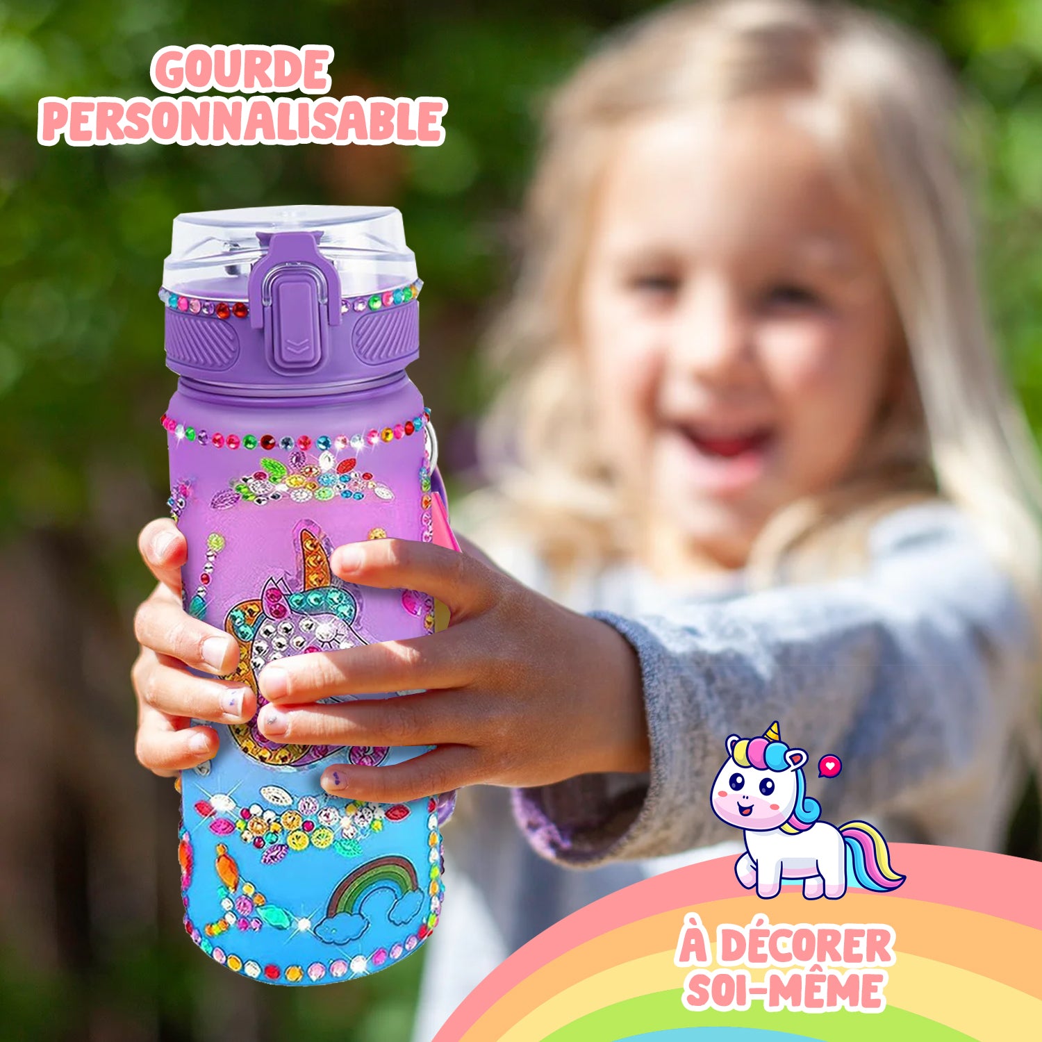 Gourde Personnalisable Licorne