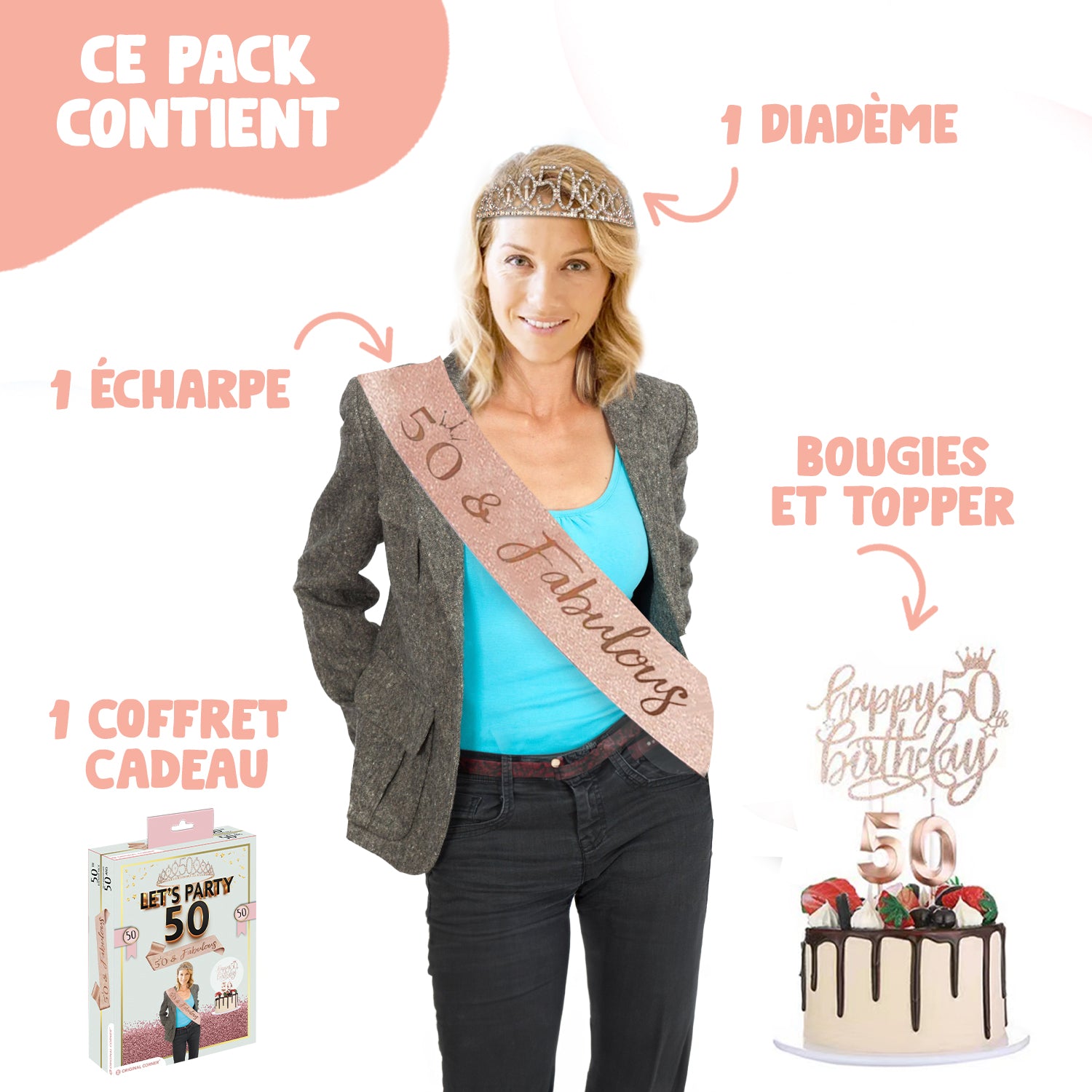 Pack Anniversaire 50 ans