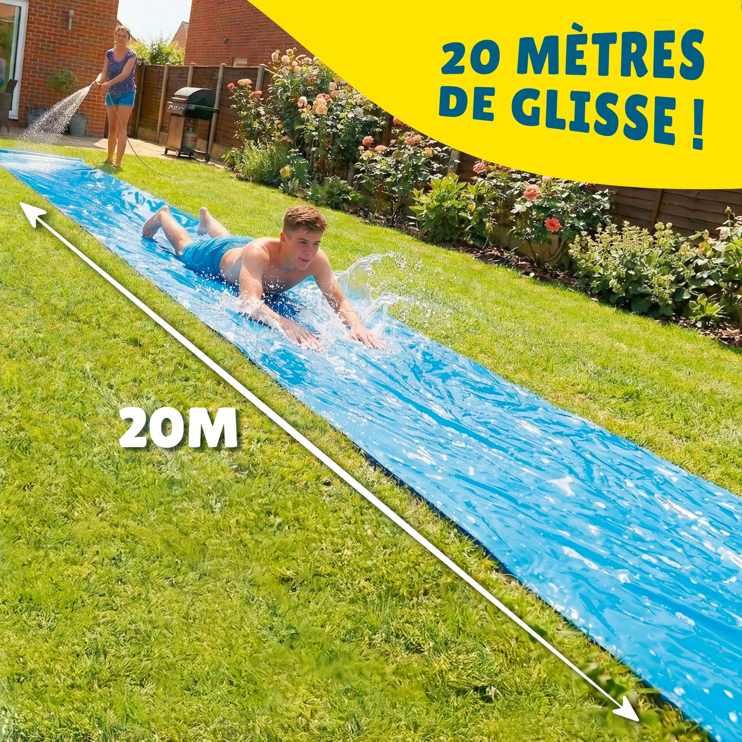 Ventriglisse 20 mètres + Savon Naturel 1 litre – Double Glisse