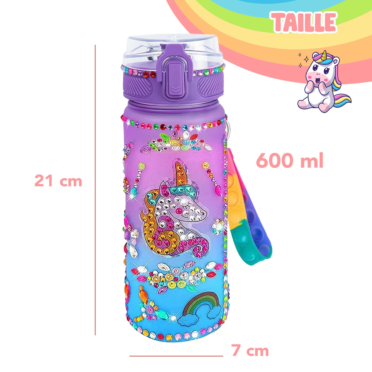 Gourde Personnalisable Licorne