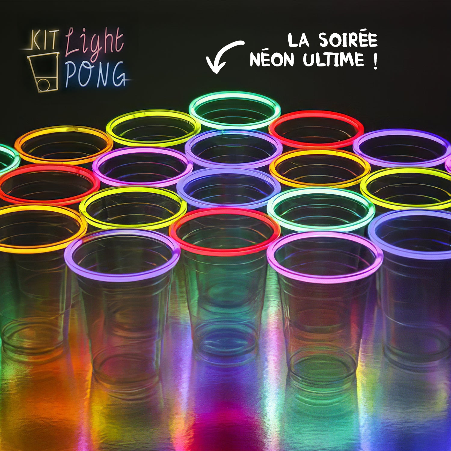 Kit Beer Pong Lumineux