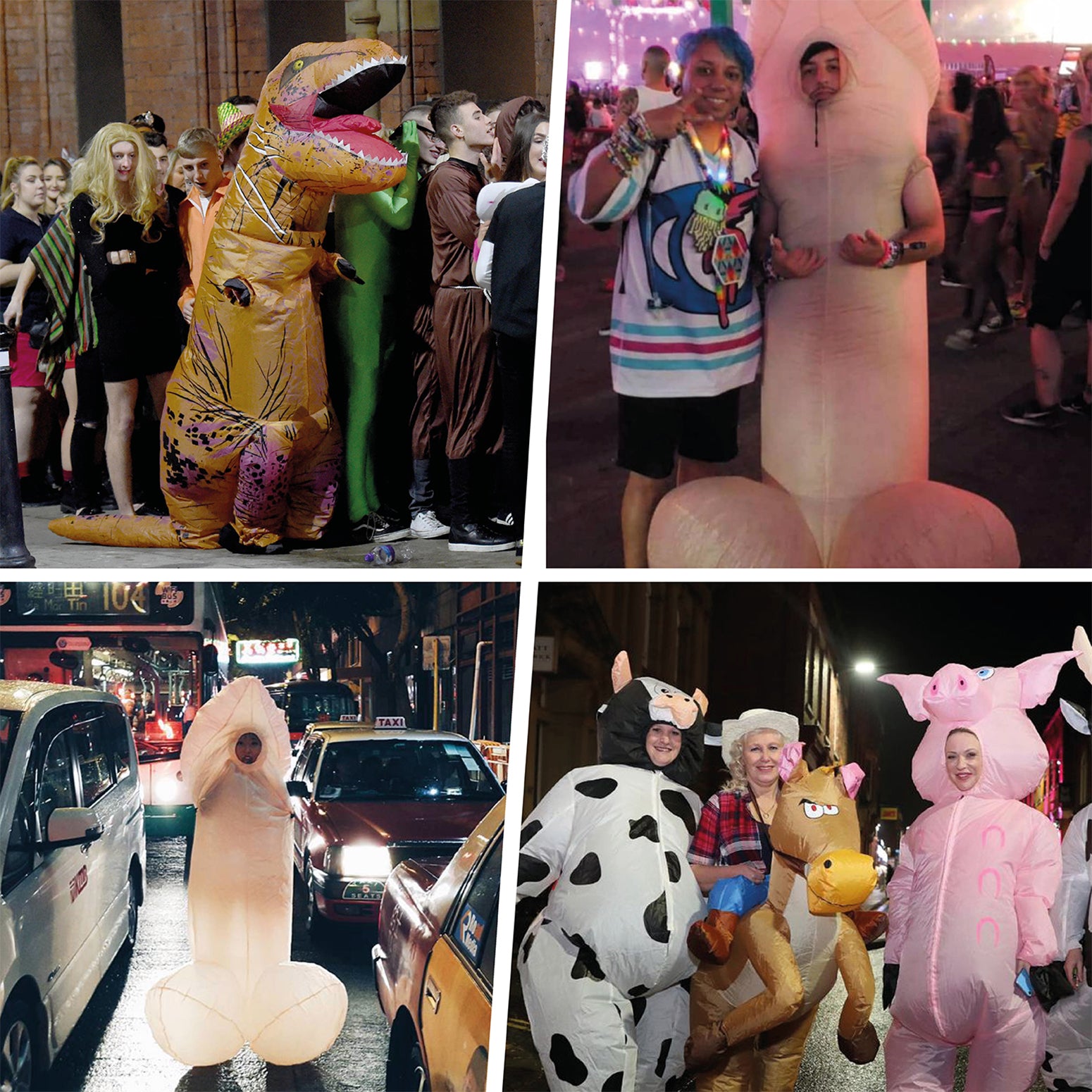 Costume Gonflable Adulte – Kekette Noire