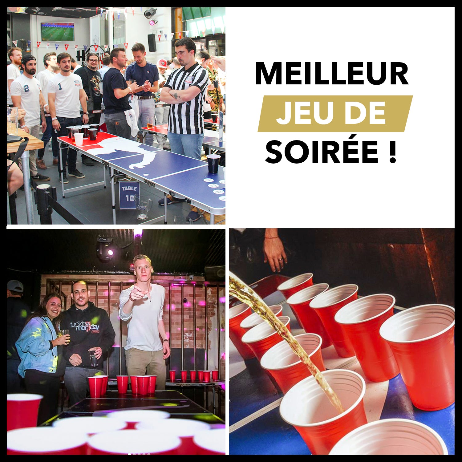 Table Beer Pong Player – Pack Kit Complet