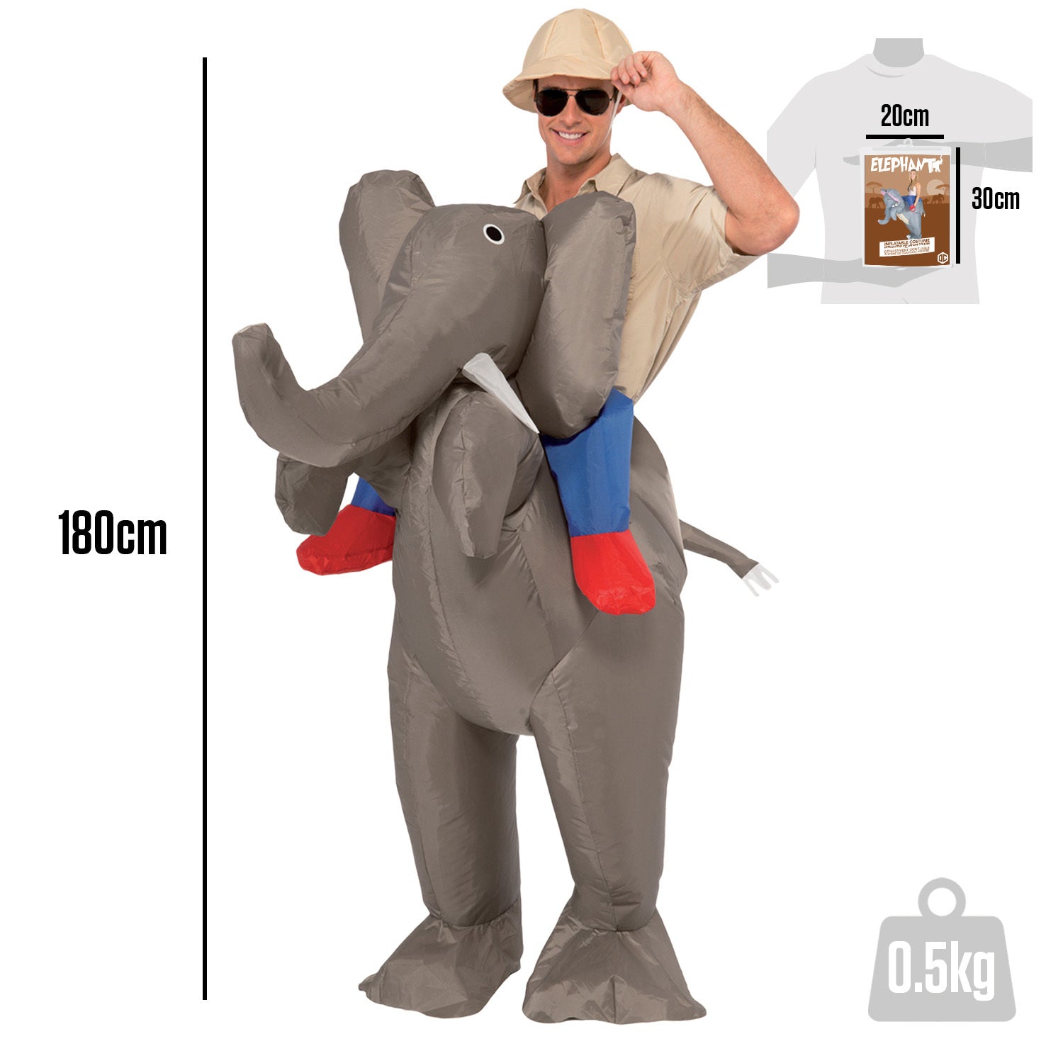 Costume Gonflable Adulte – Elephant