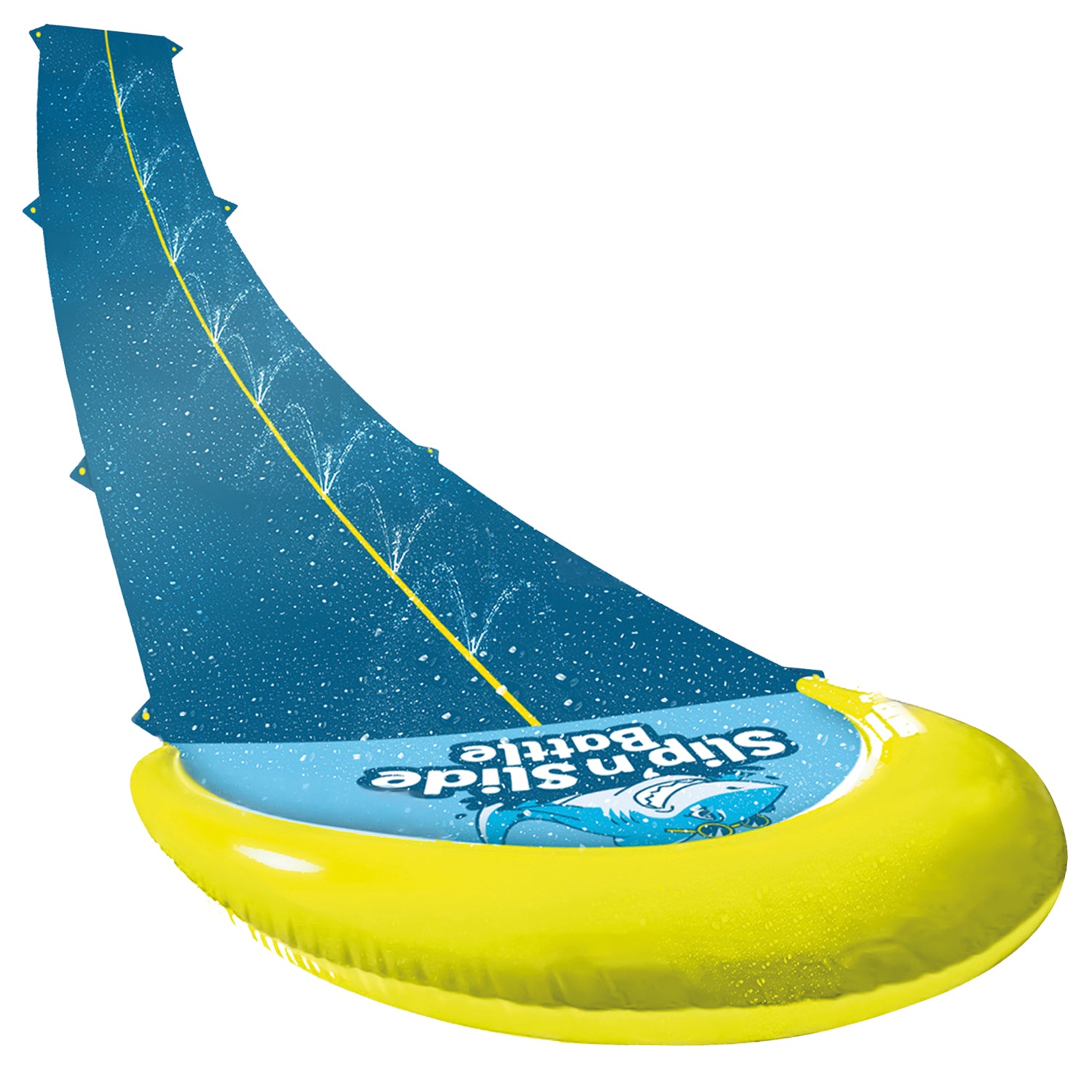 Tapis de Ventriglisse Double Piste de 10 mètres - Slip'n Slide Battle