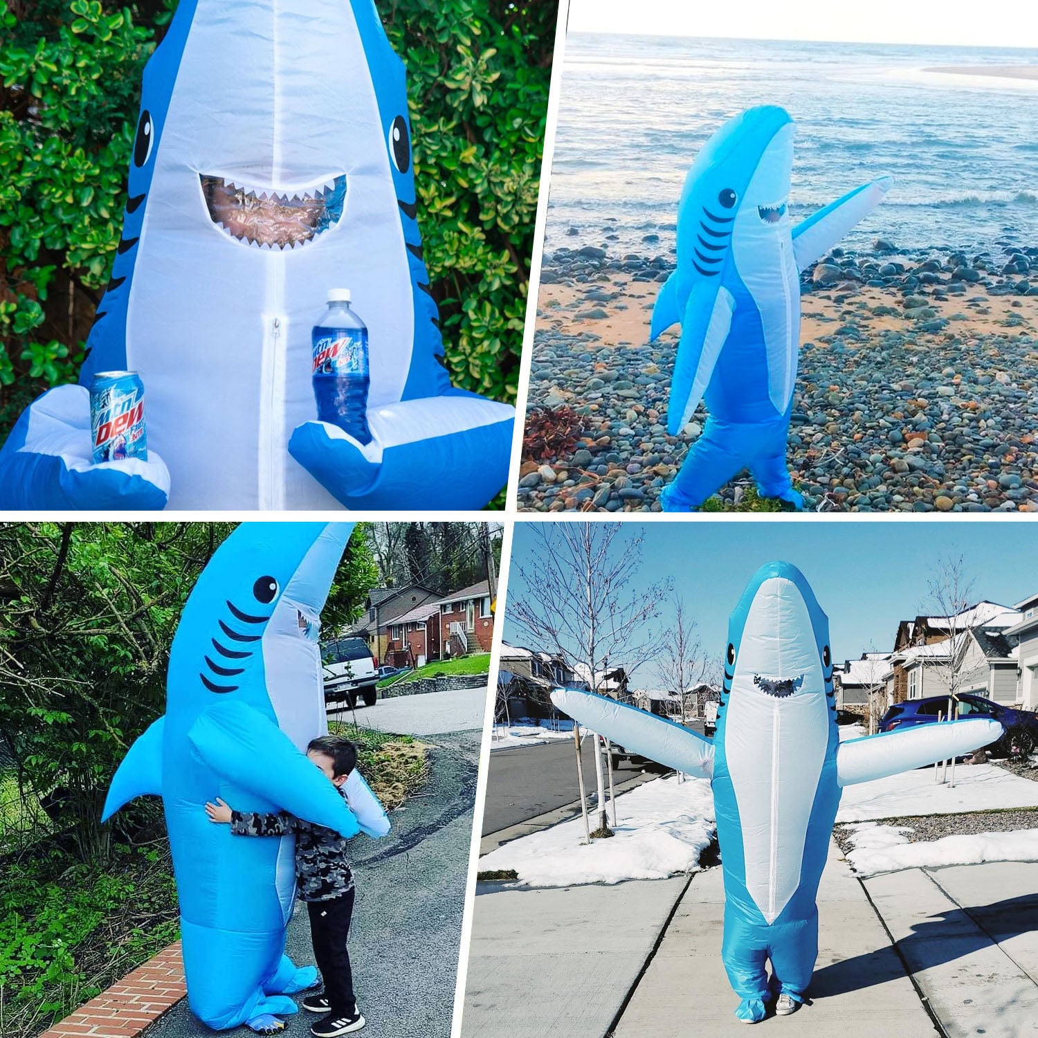 Costume Gonflable Adulte – Requin