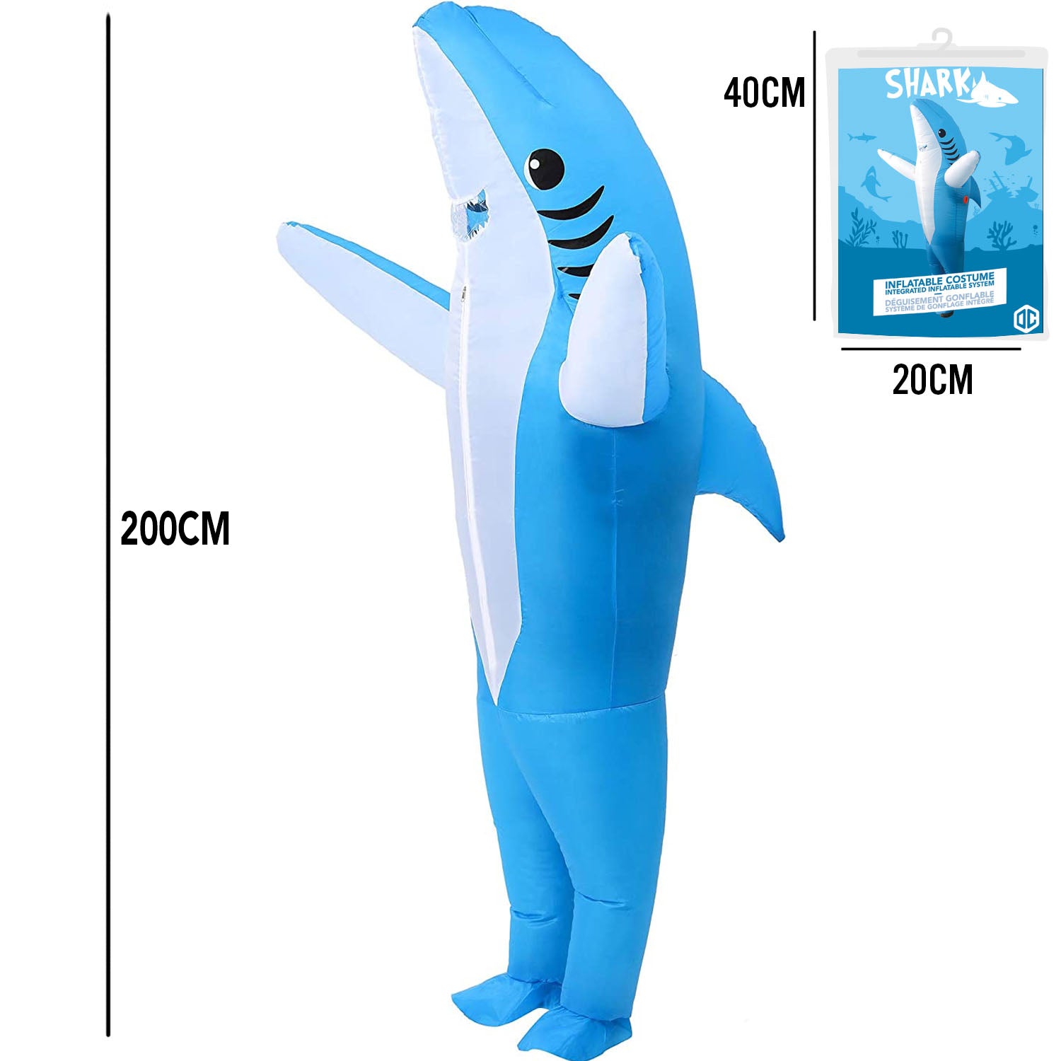 Costume Gonflable Adulte – Requin