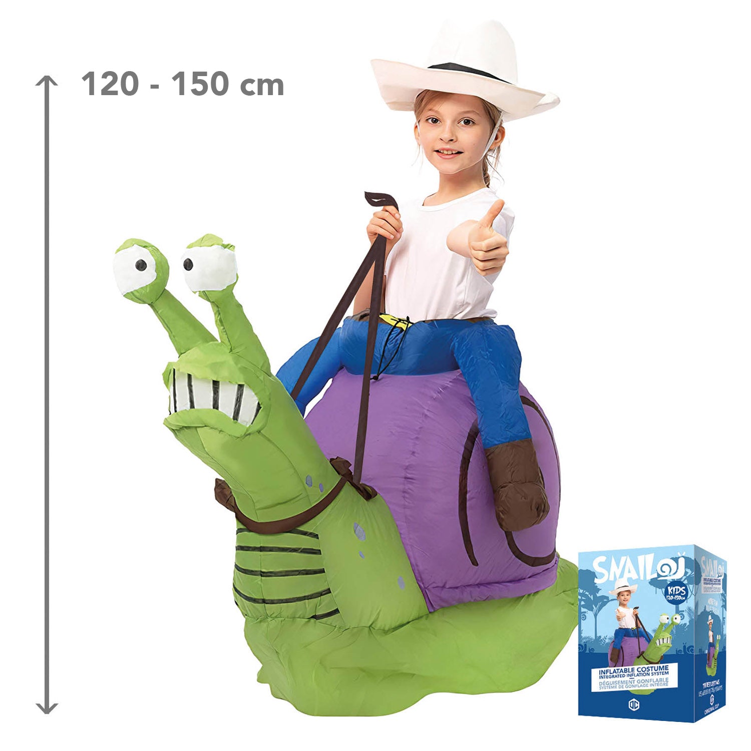 Costume Gonflable Enfant (120 - 150 cm) – Escargot