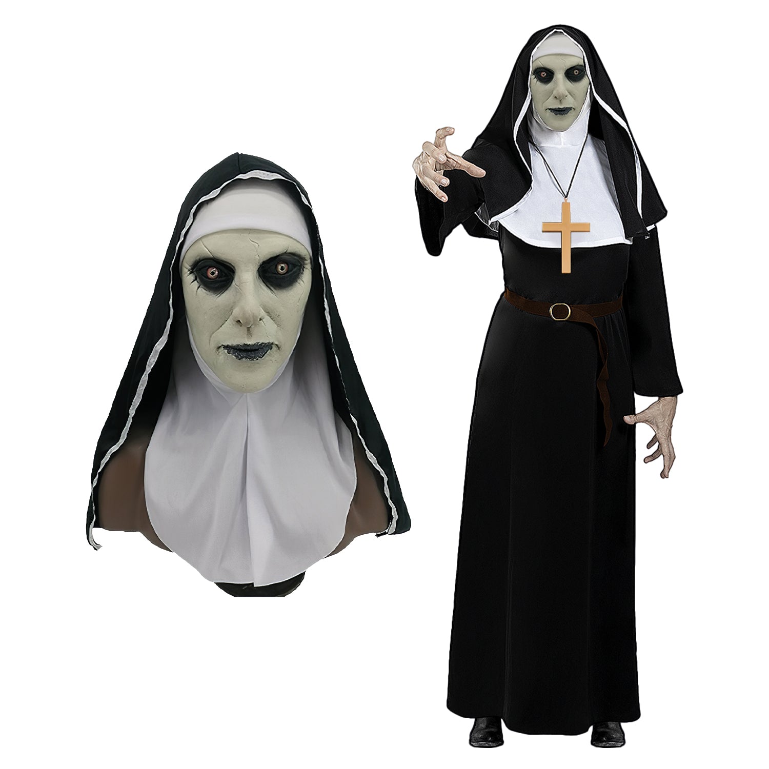 Déguisement La Nonne Complet : Costume et Masque