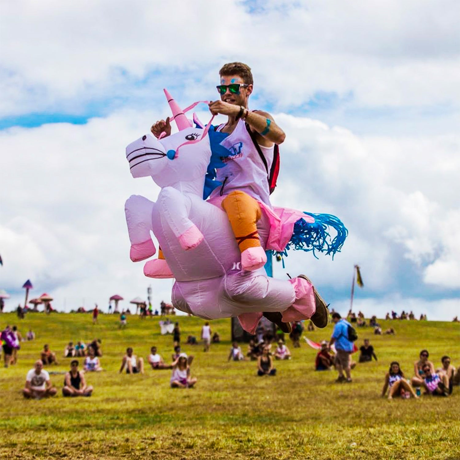 Costume Gonflable Adulte – Licorne