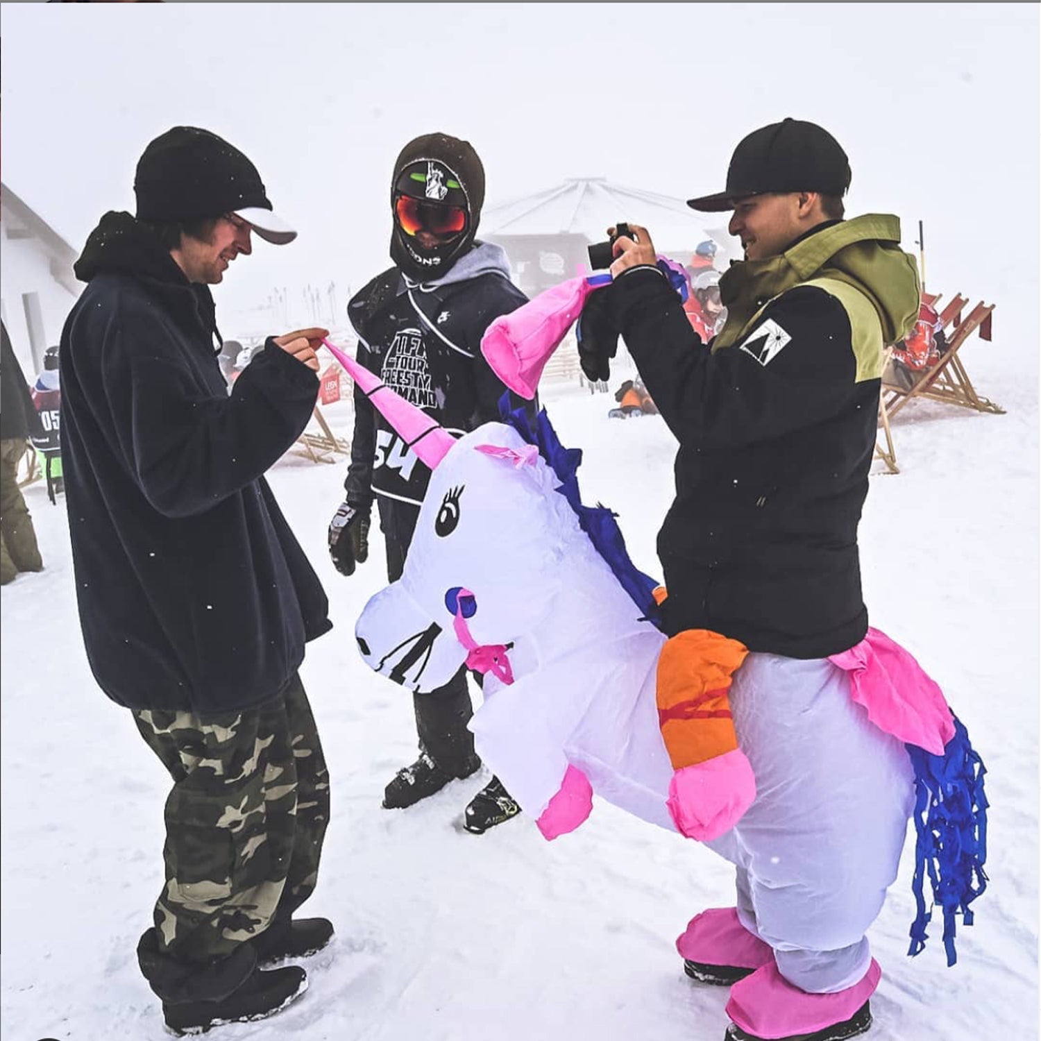 Costume Gonflable Adulte – Licorne