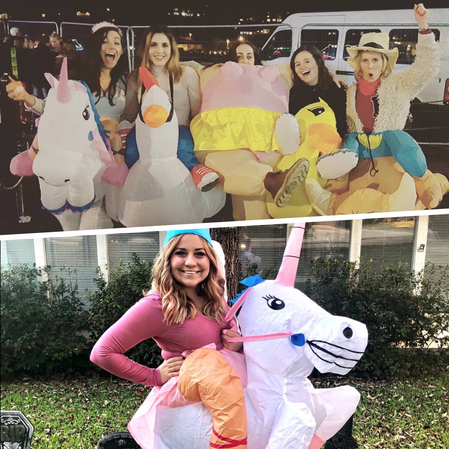 Costume Gonflable Adulte – Licorne