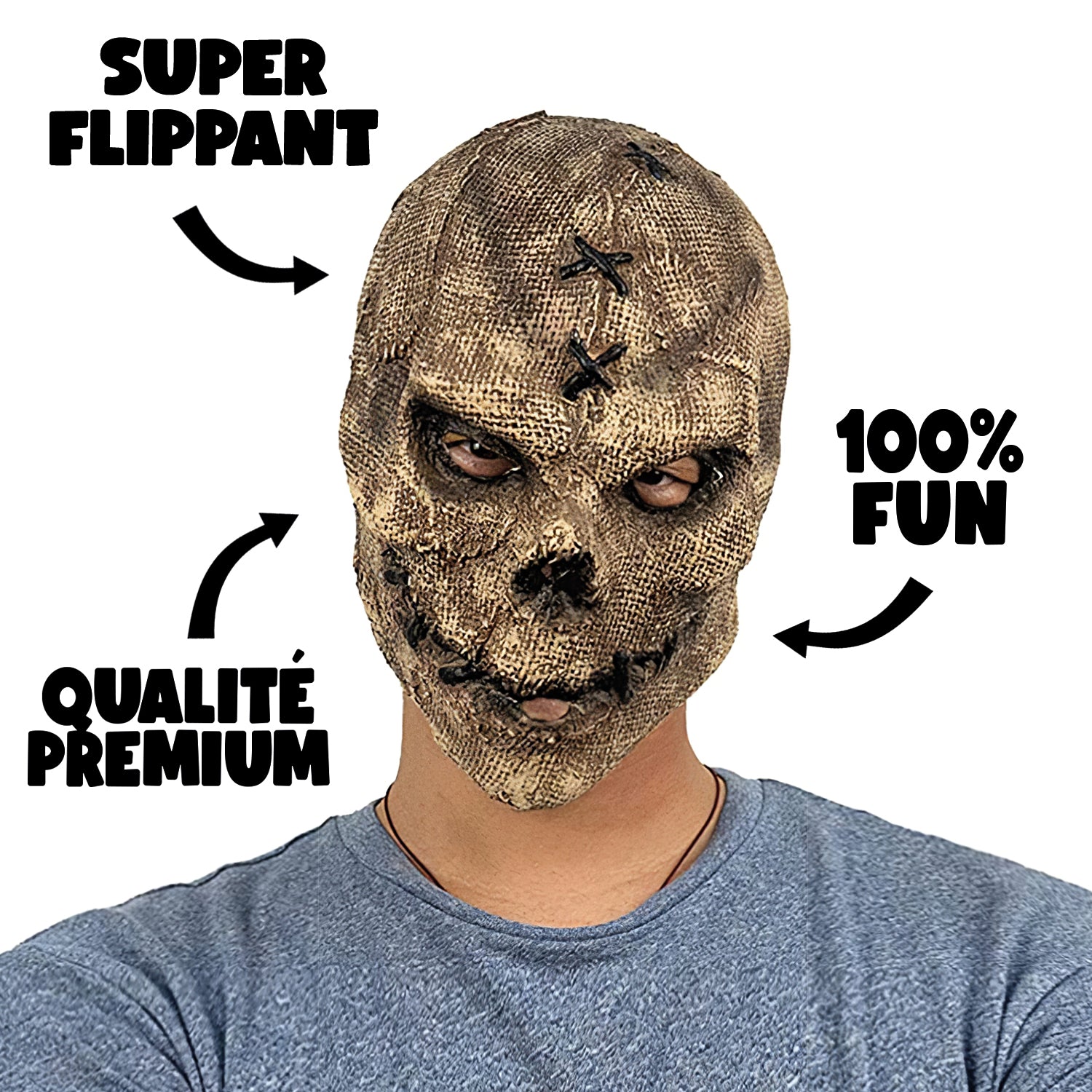 Masque Halloween Epouvantail