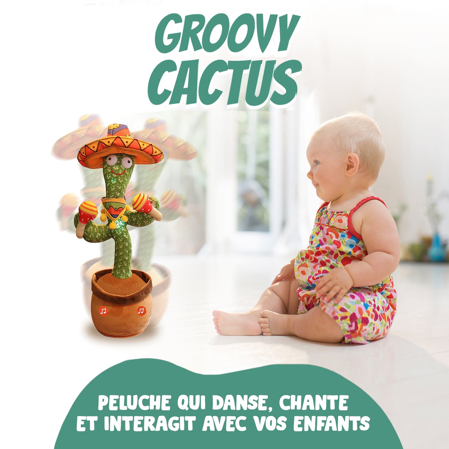 Peluche Dansante – Cactus Mexico