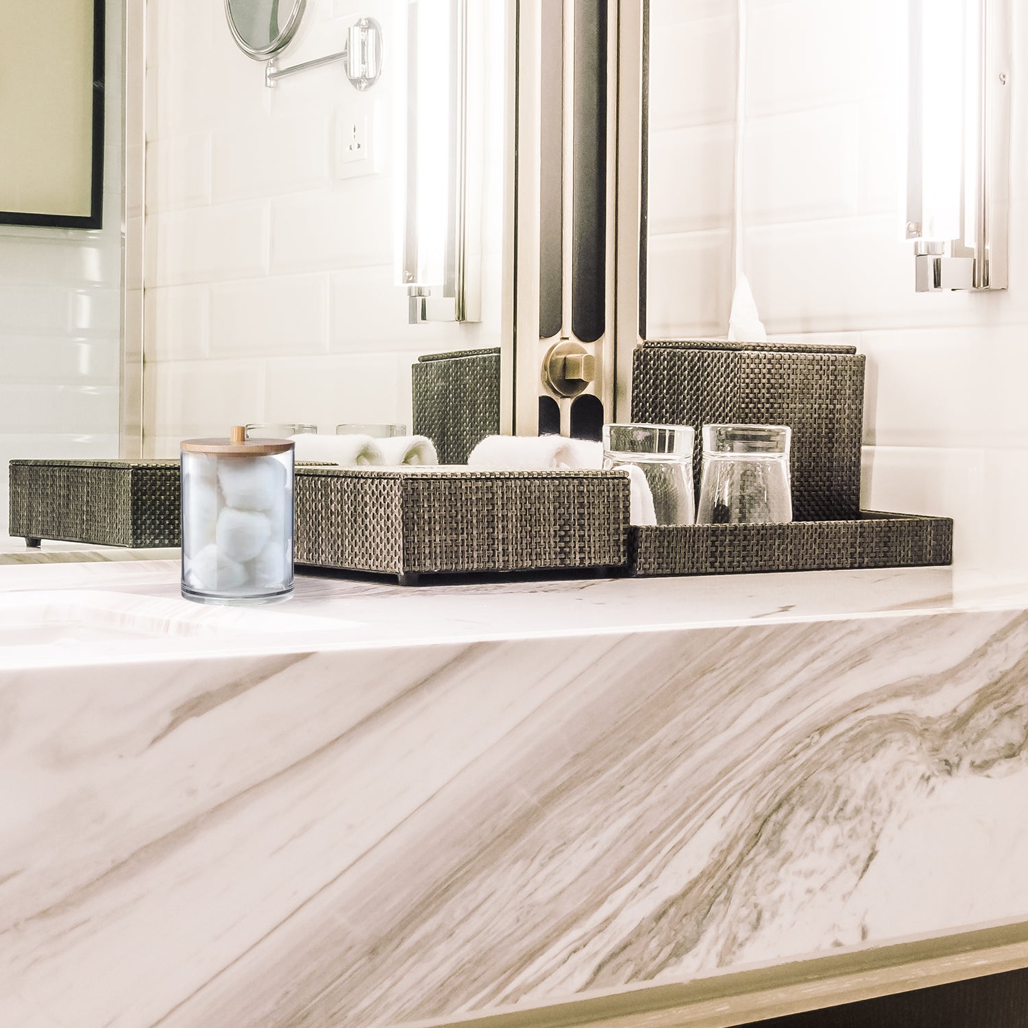 3 Boites de Rangement pour Salle de Bain