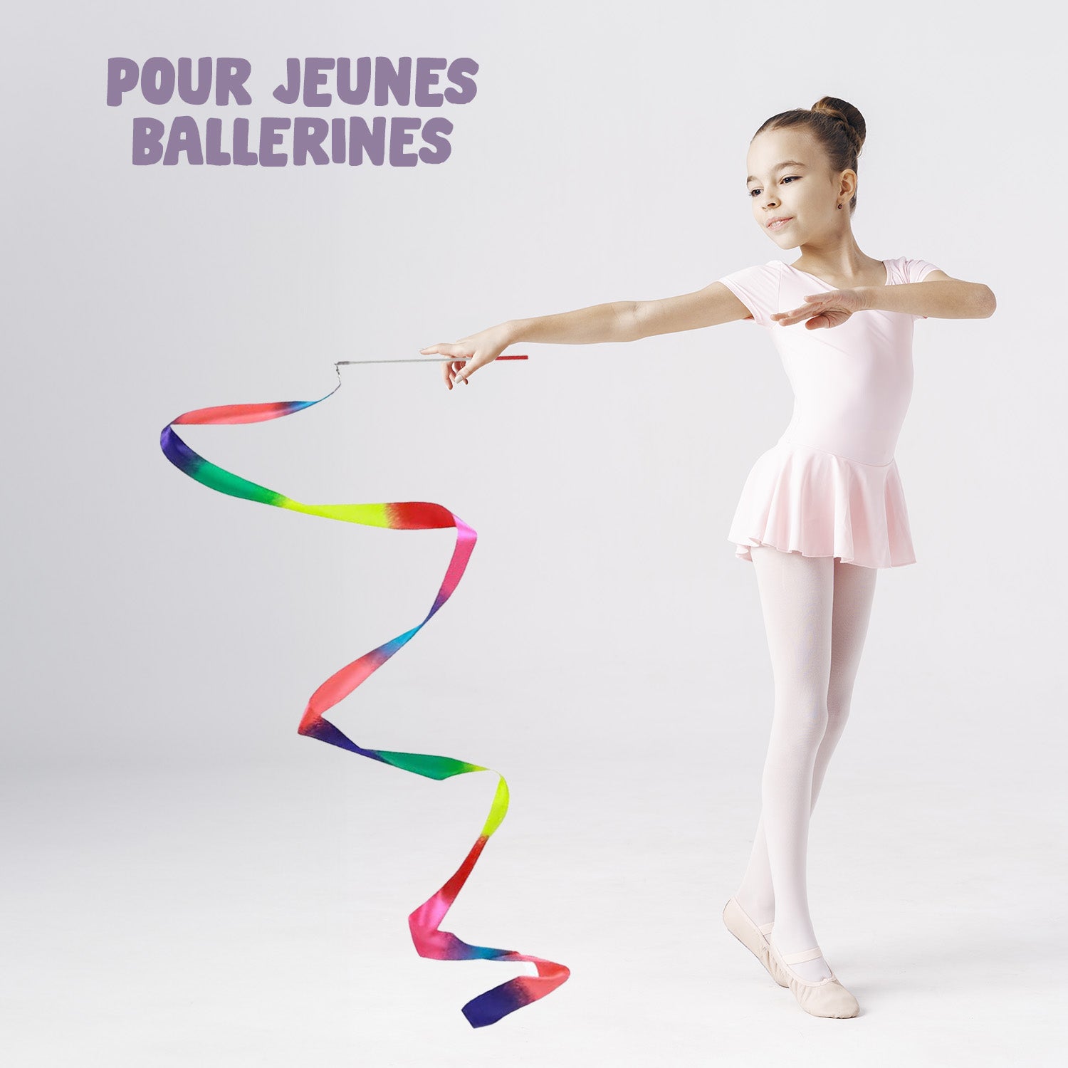 2 Rubans de Gymnastique & Danse – Multicolores