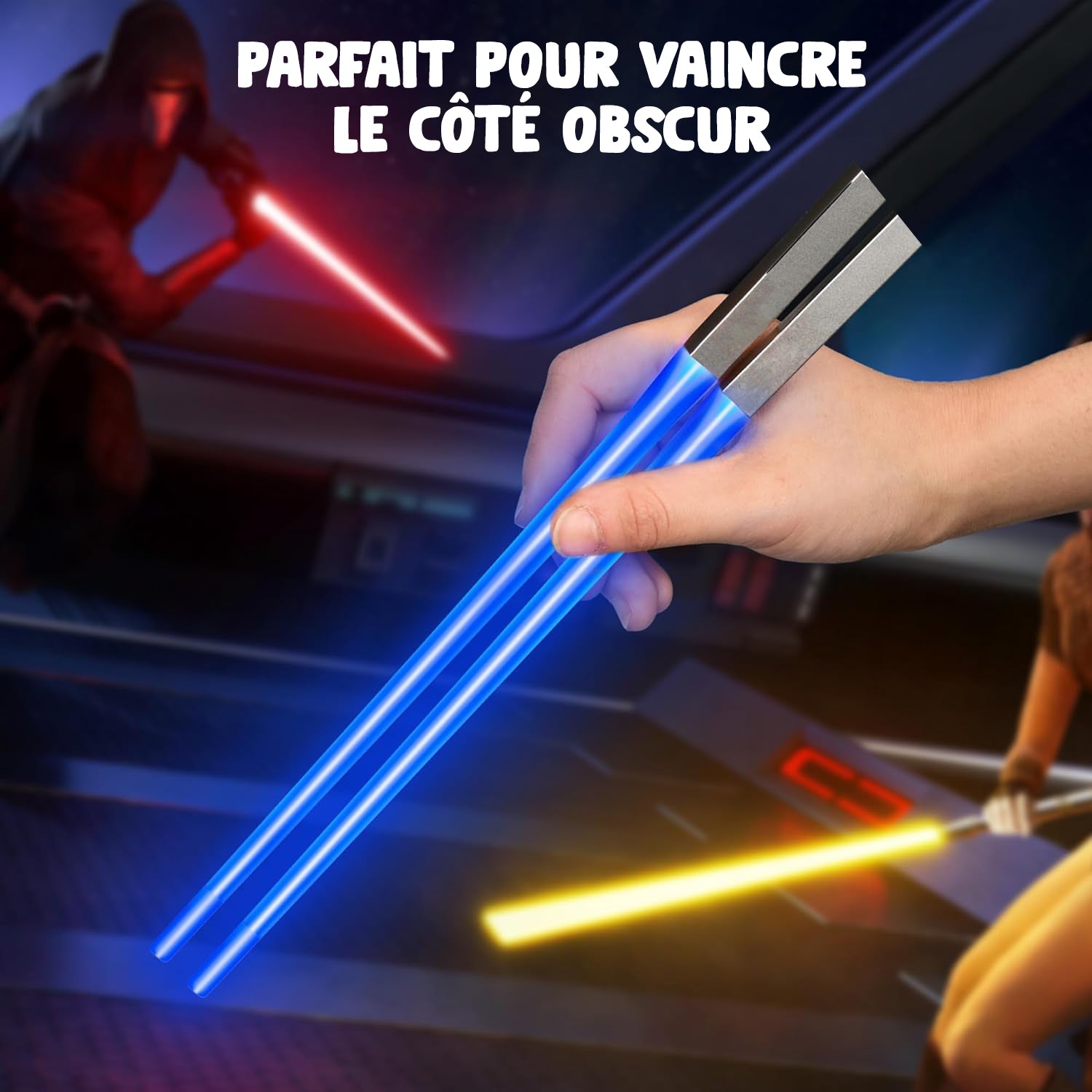 Paire de Baguettes Lumineuses Bleues