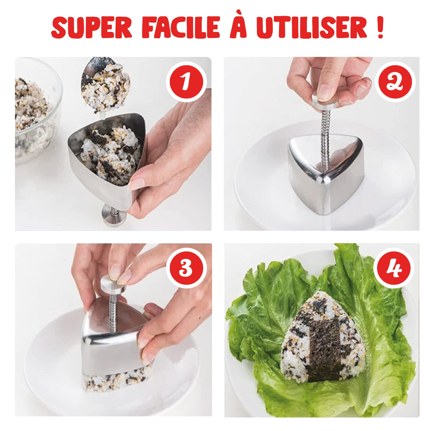 Moule à Onigiris en Inox