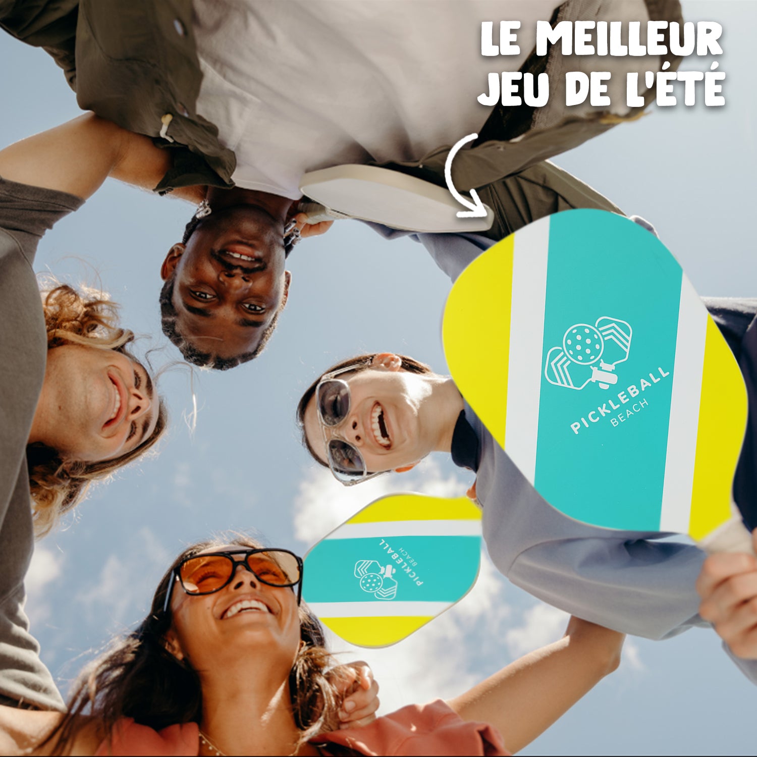 Jeu de Pickleball de Plage