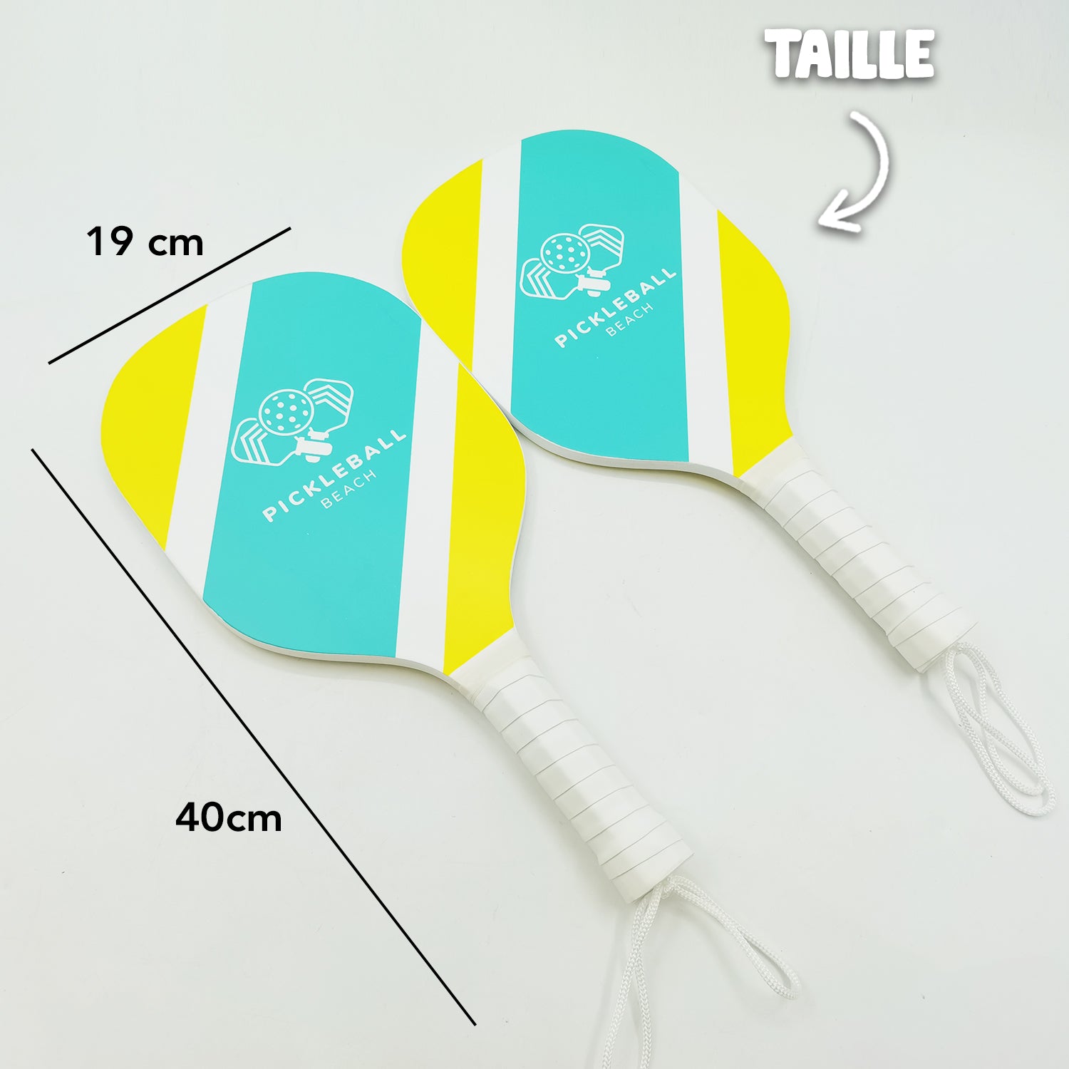 Jeu de Pickleball de Plage