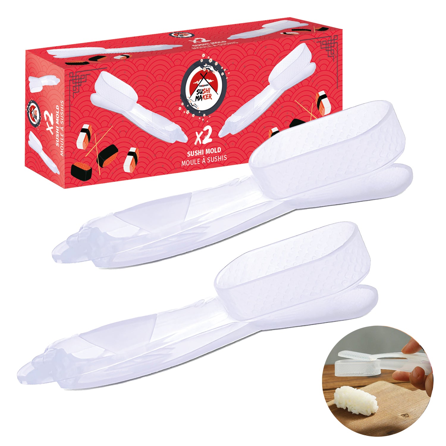 Moules à Sushis x 2