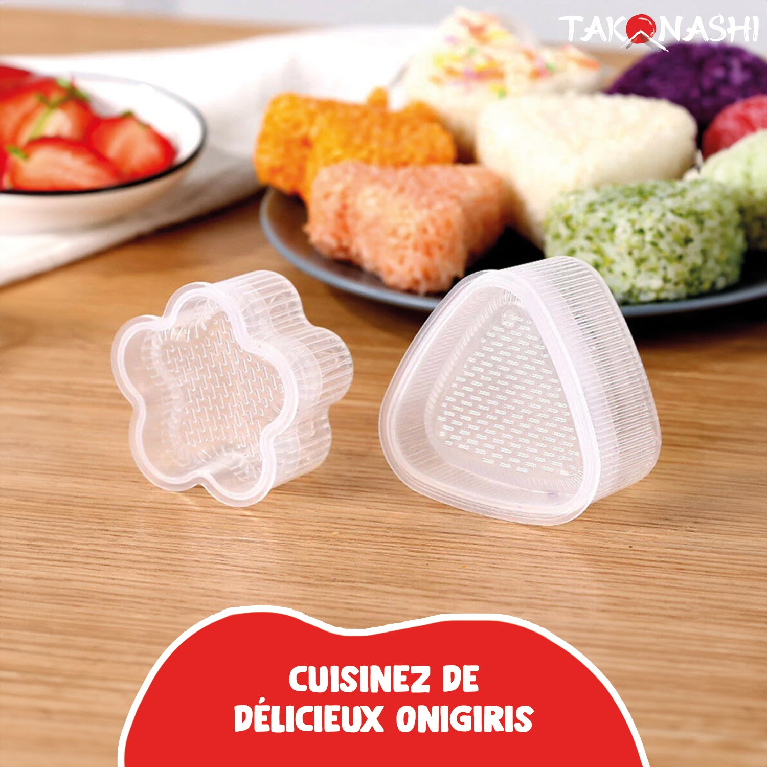 Moules à Onigiris Funs x 7