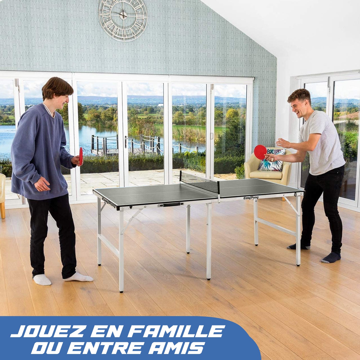 Table de Ping Pong EasyPong® – Gris