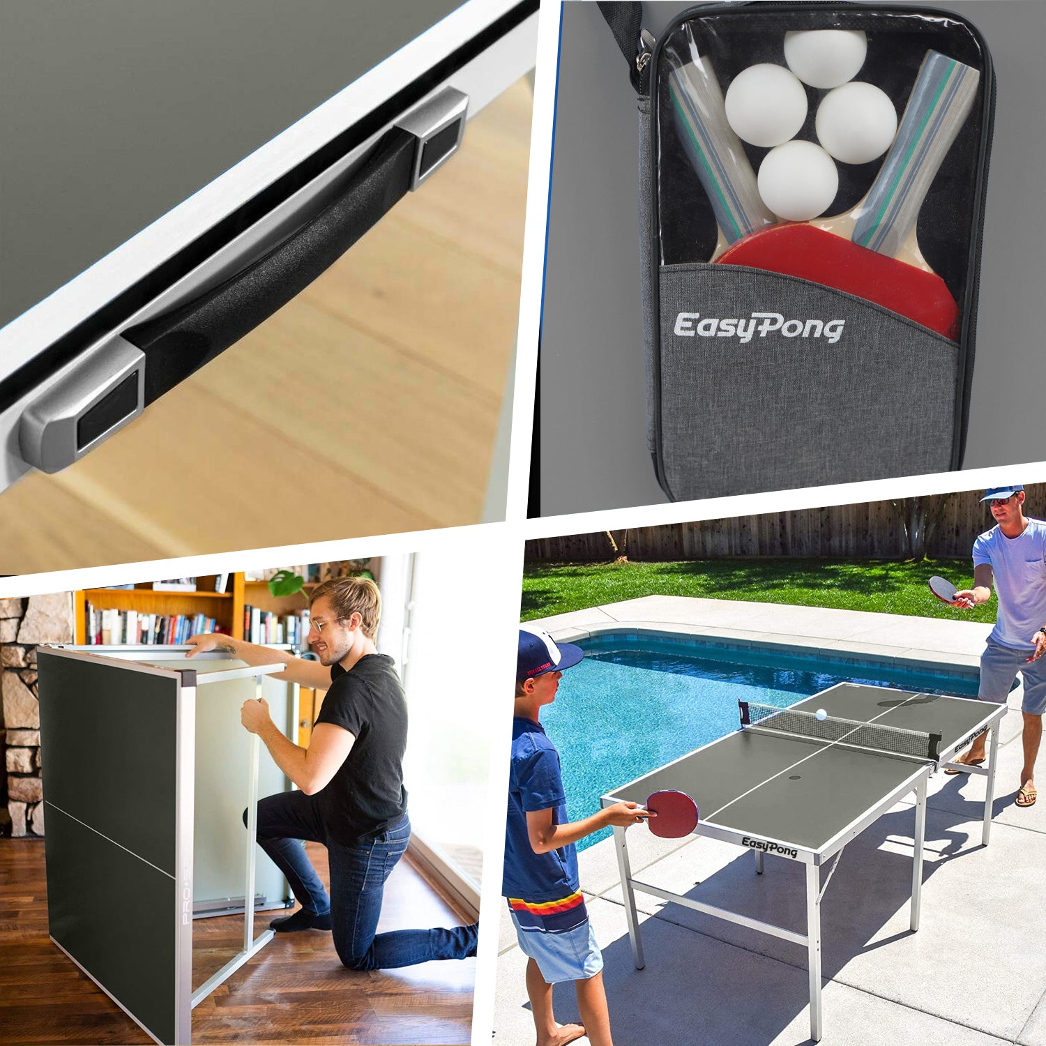 Table de Ping Pong EasyPong® – Gris