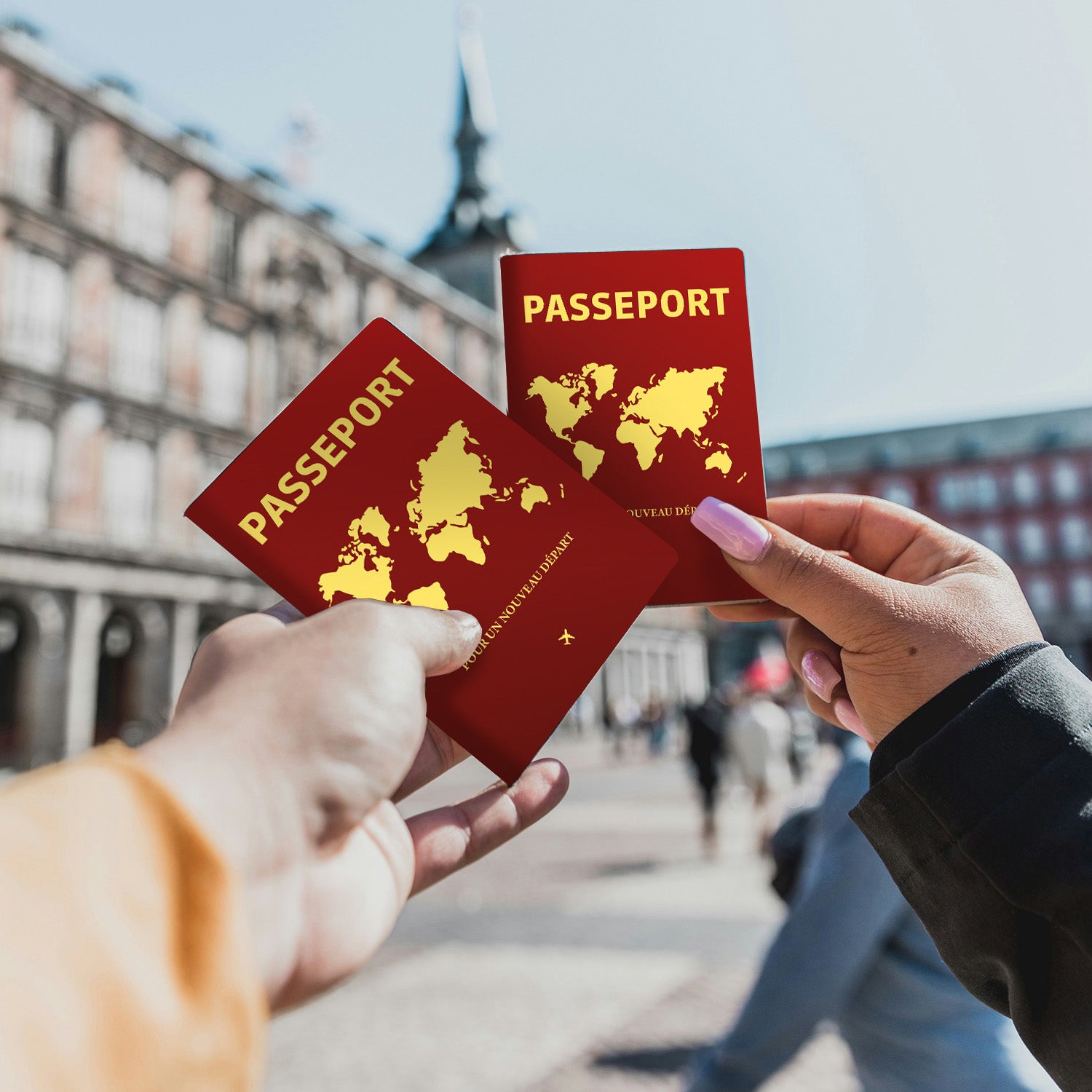 New Life® – Livre d'Or Passeport avec Citations de Voyage