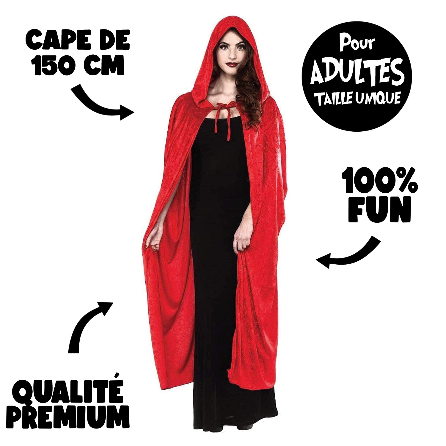 Cape de Vampire Rouge