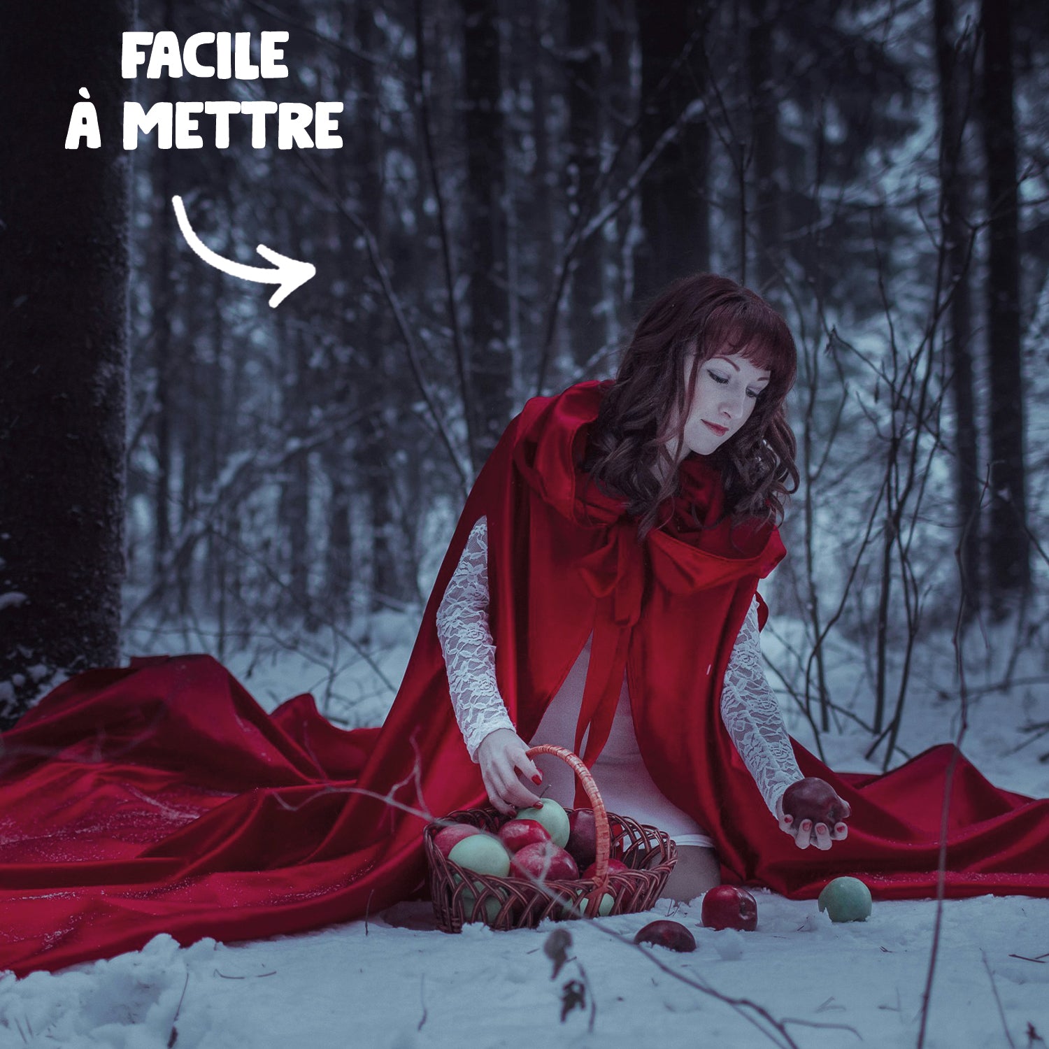 Cape de Vampire Rouge