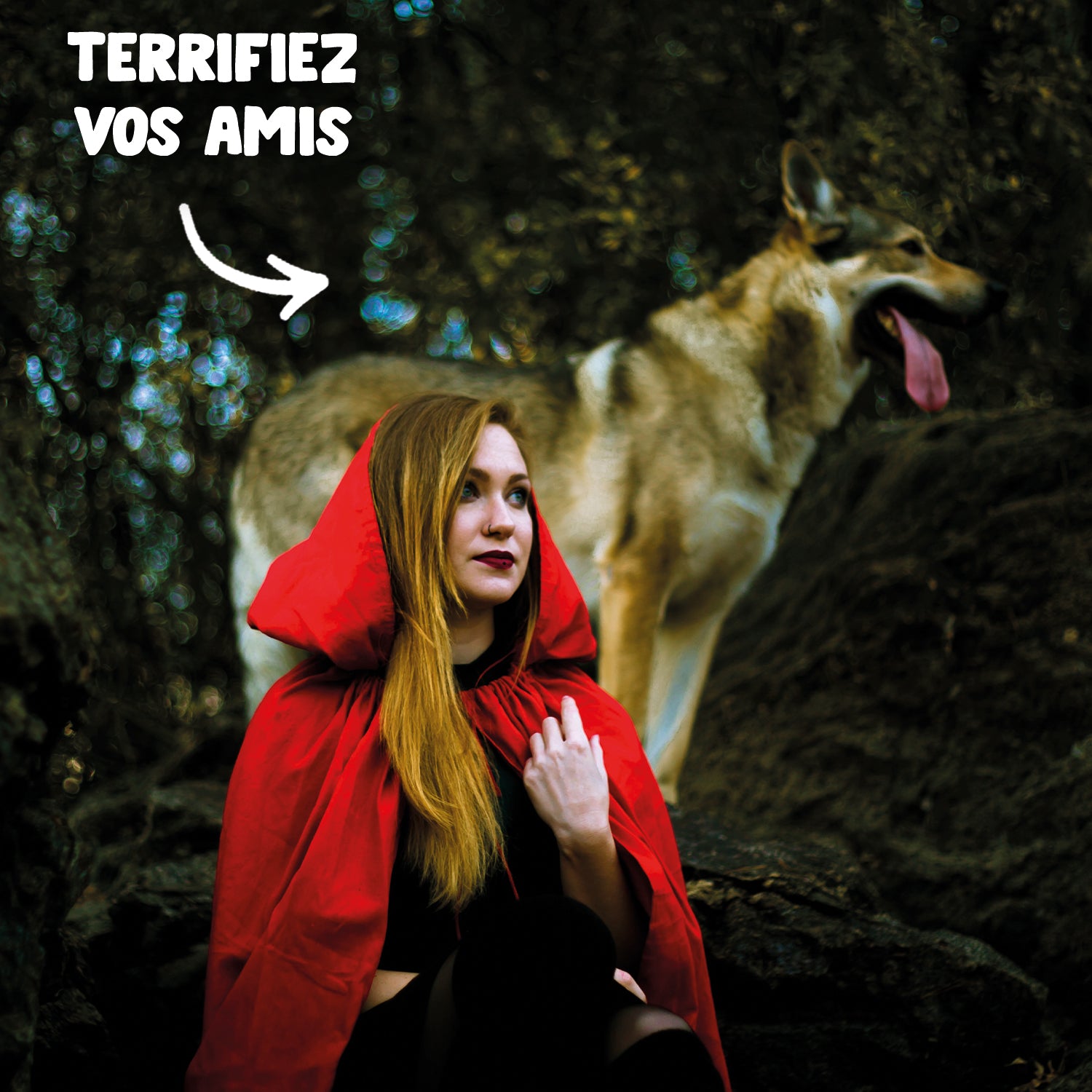 Cape de Vampire Rouge