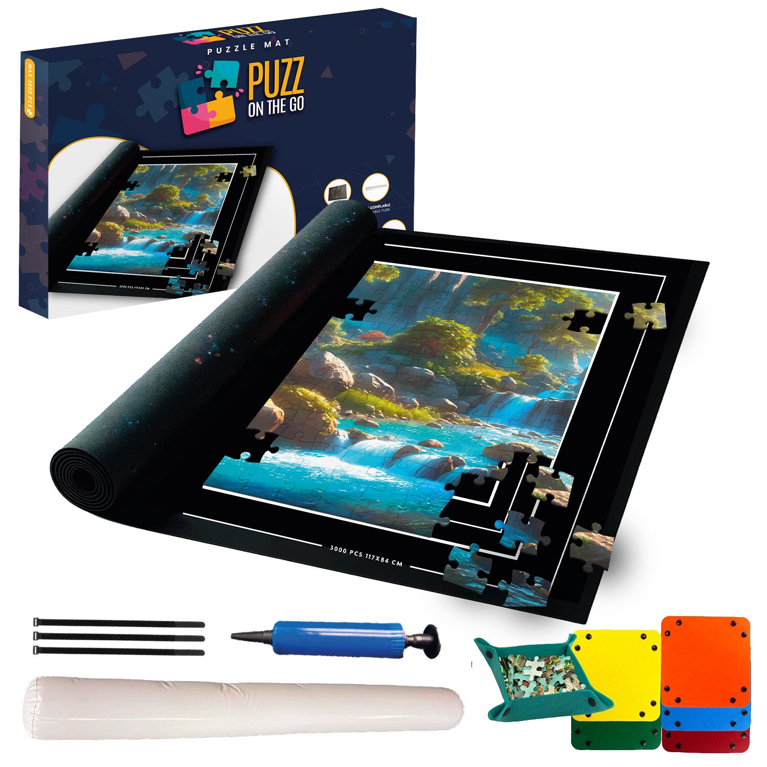 Tapis de Puzzle Portable