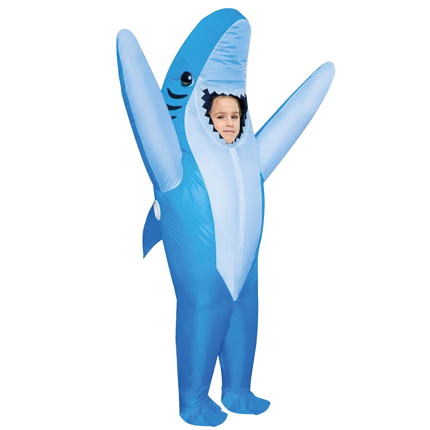 Costume gonflable Requin Bleu pour Enfants