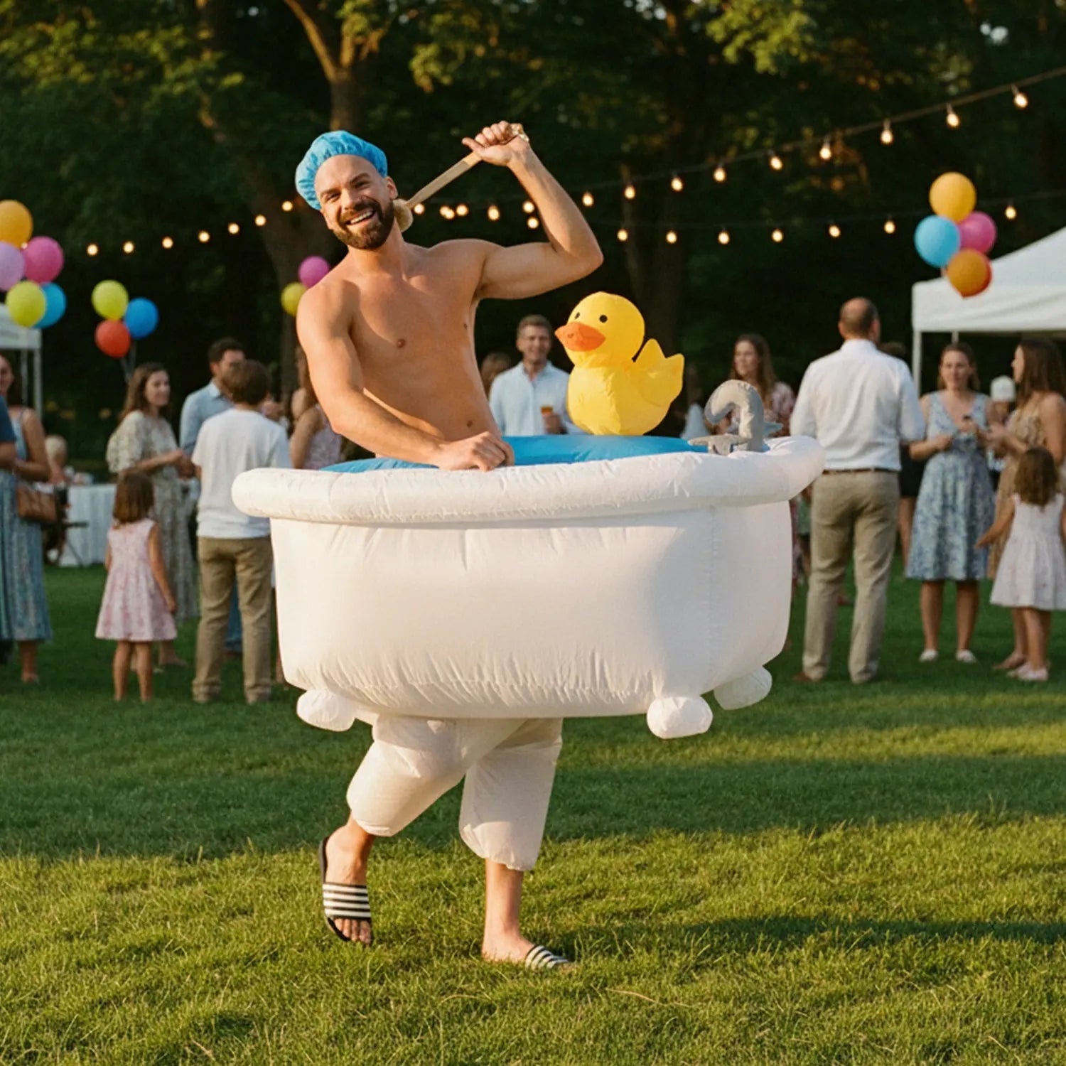 Costume gonflable Baigneur