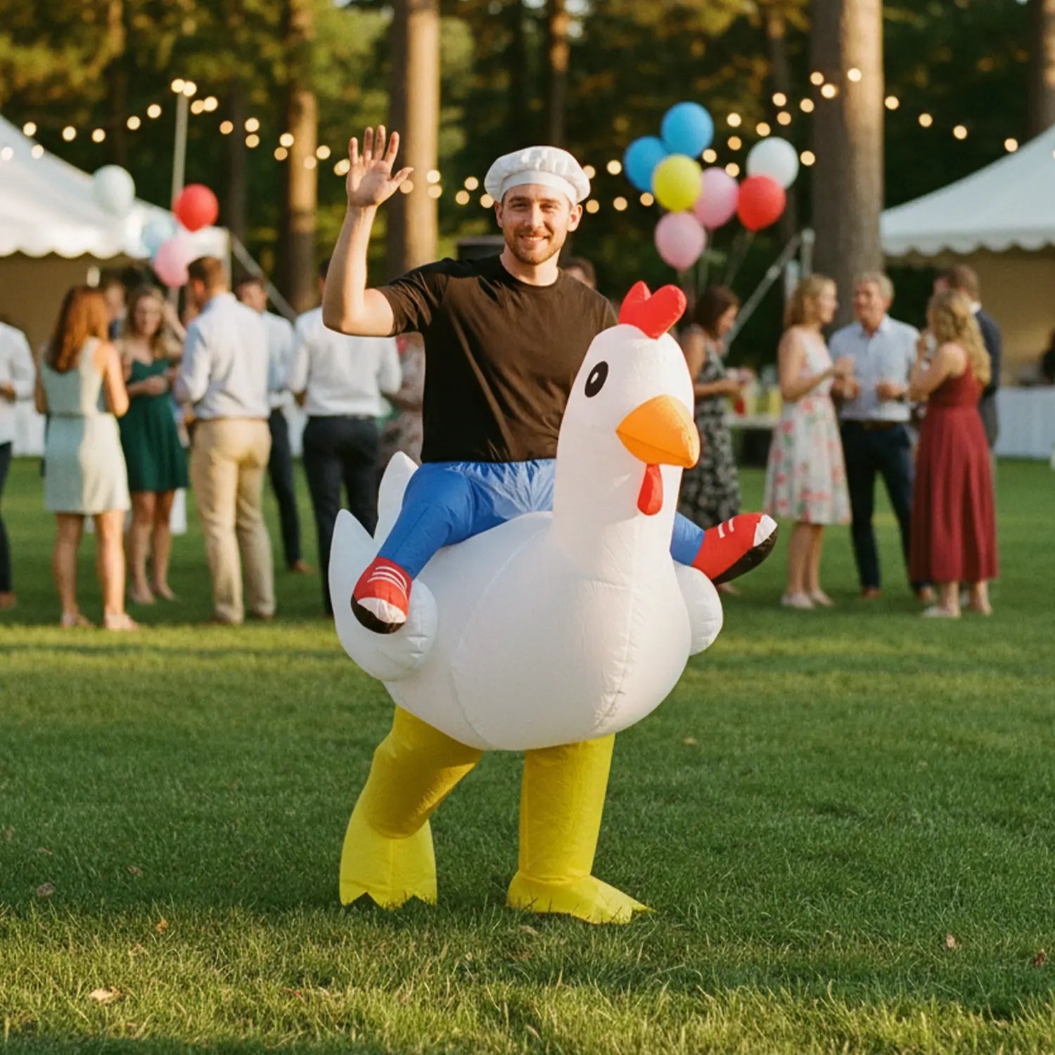 Costume gonflable Chicken