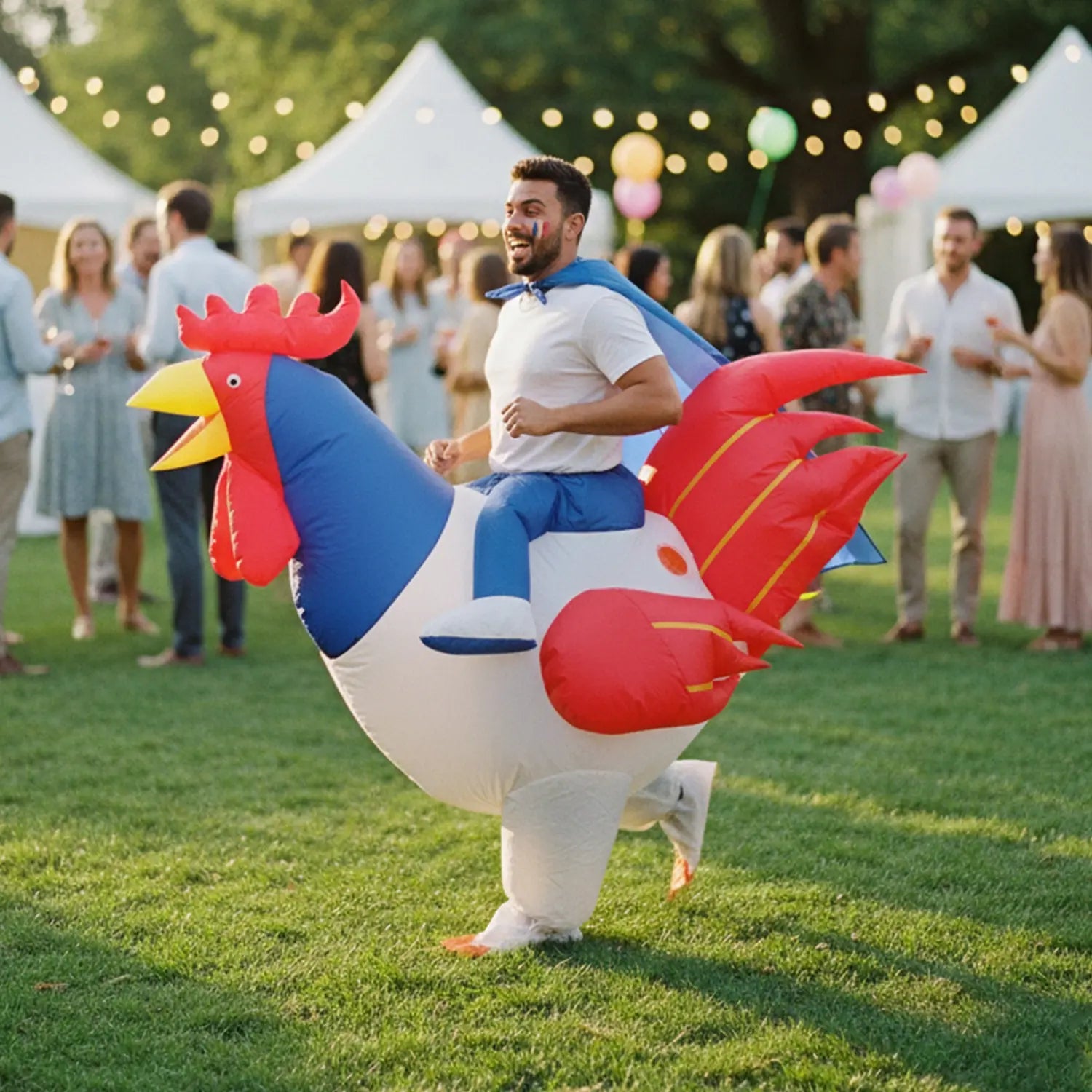 Costume Gonflable Coq Français