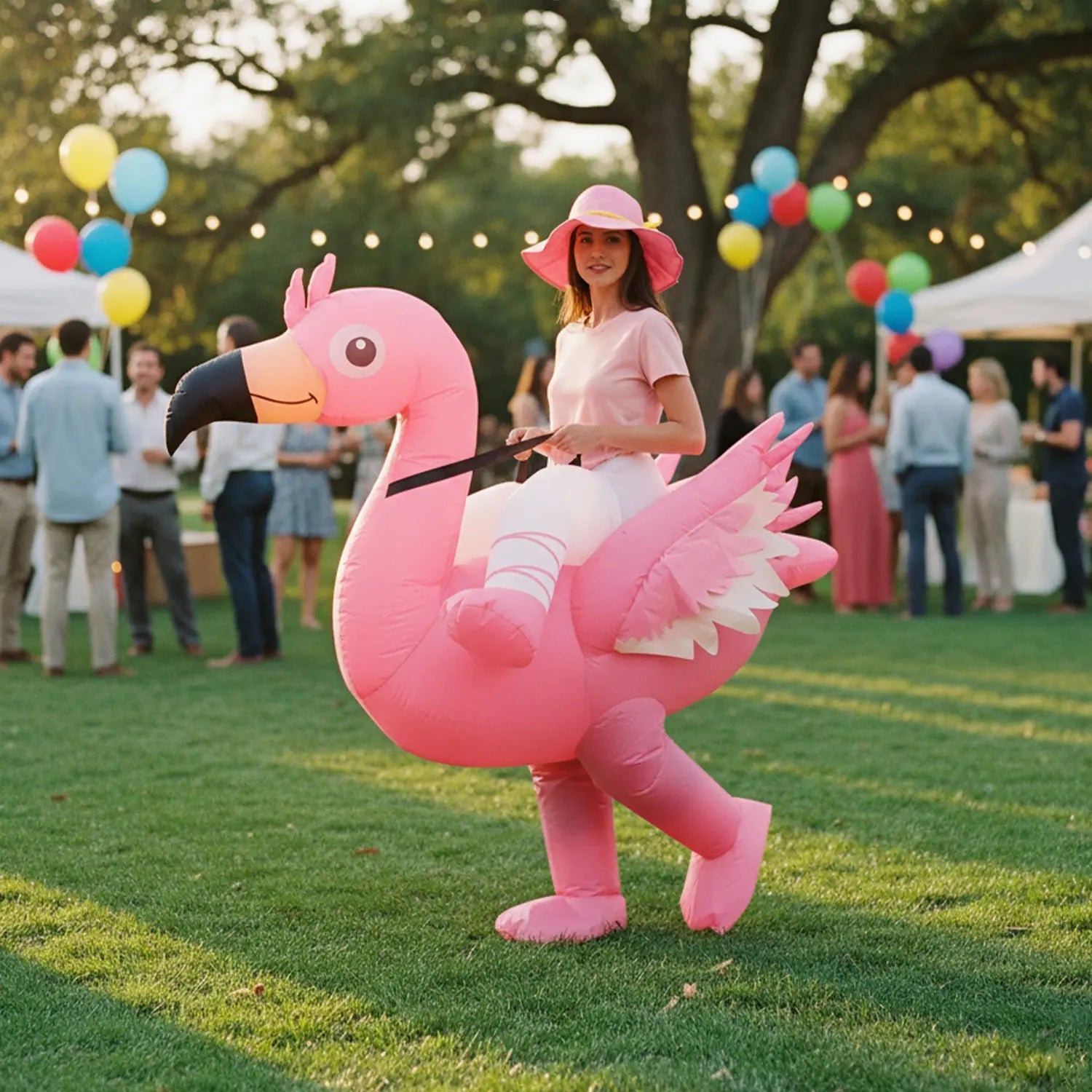 Costume gonflable Cute Flamingo
