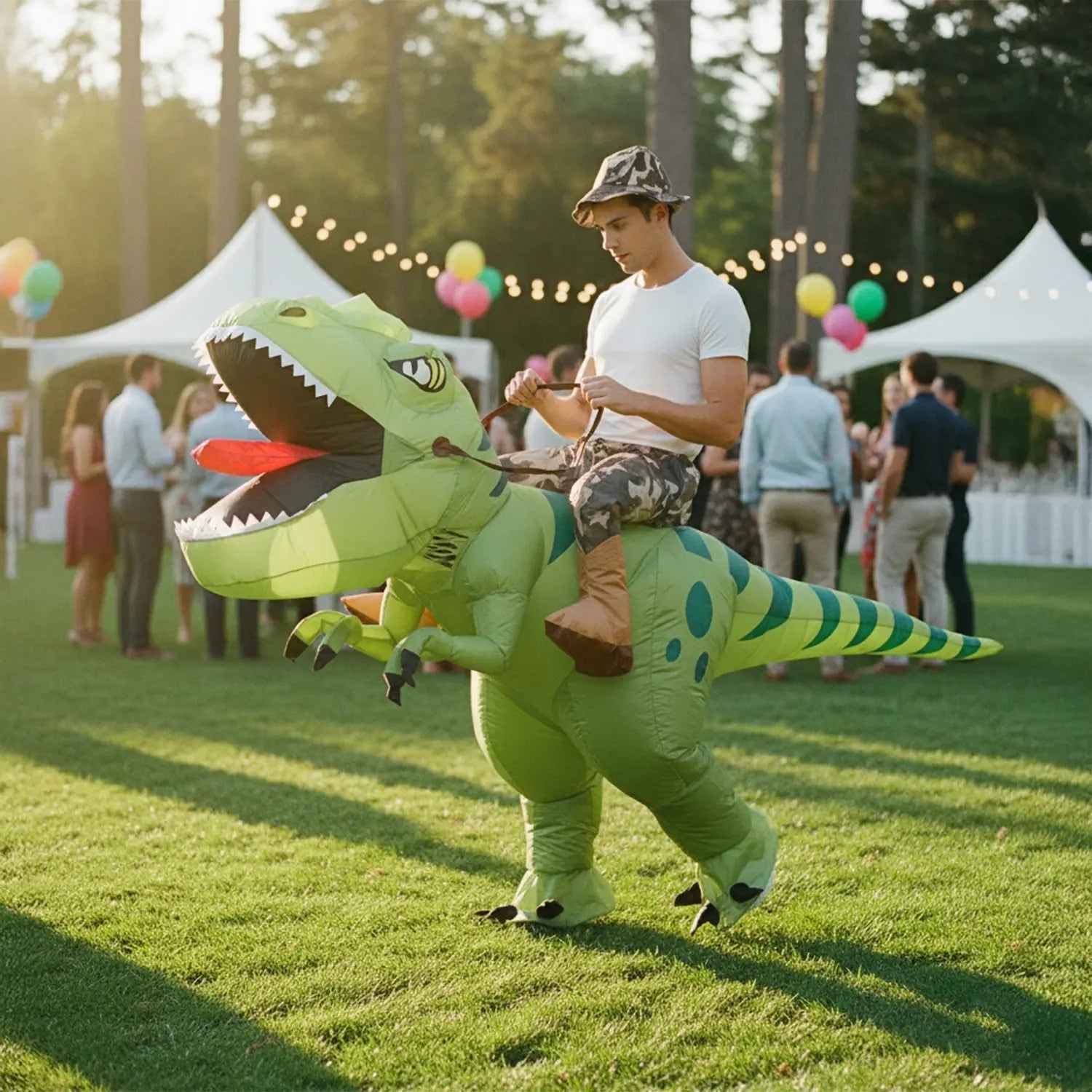 Costume gonflable Dino