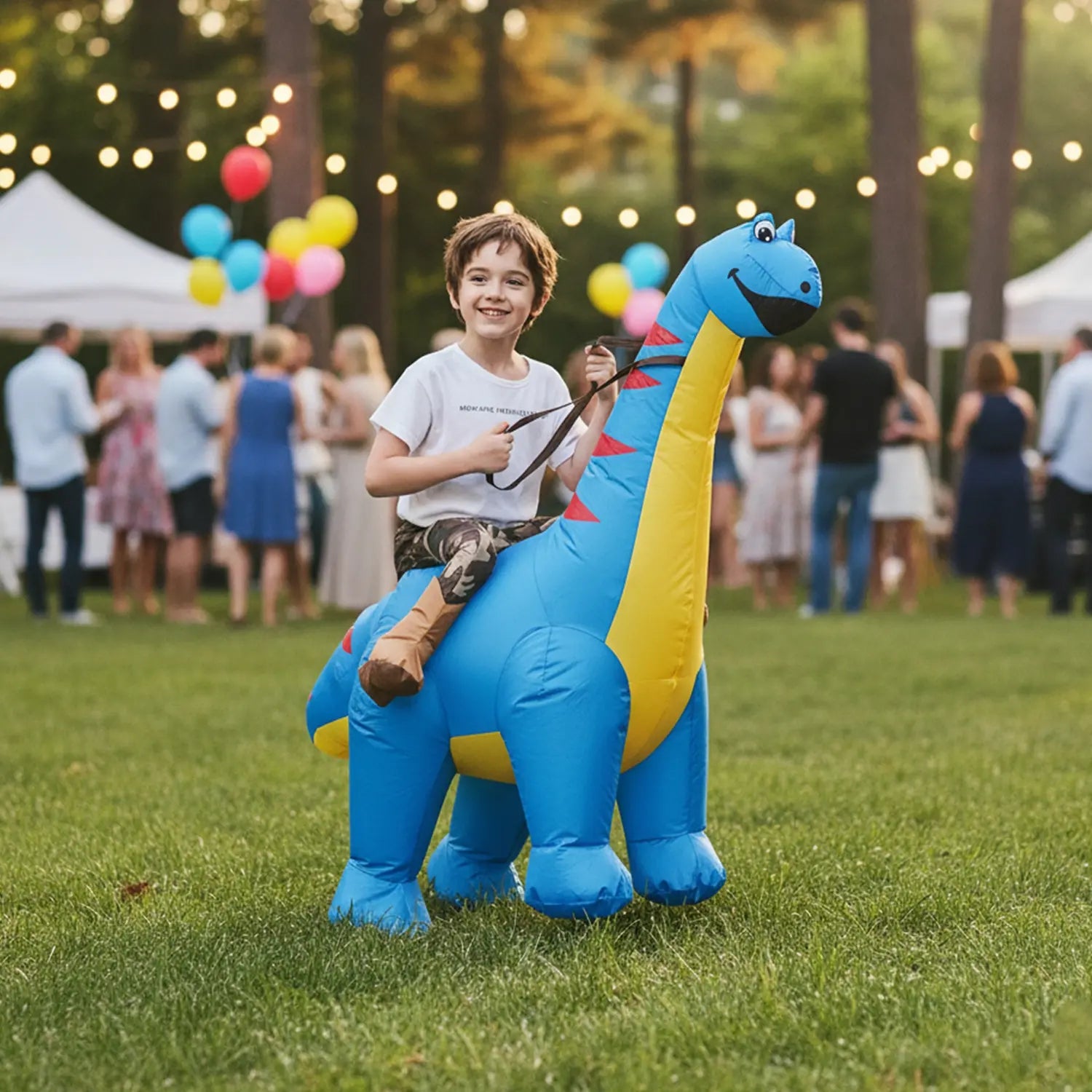 Costume gonflable Diplodocus pour Enfants